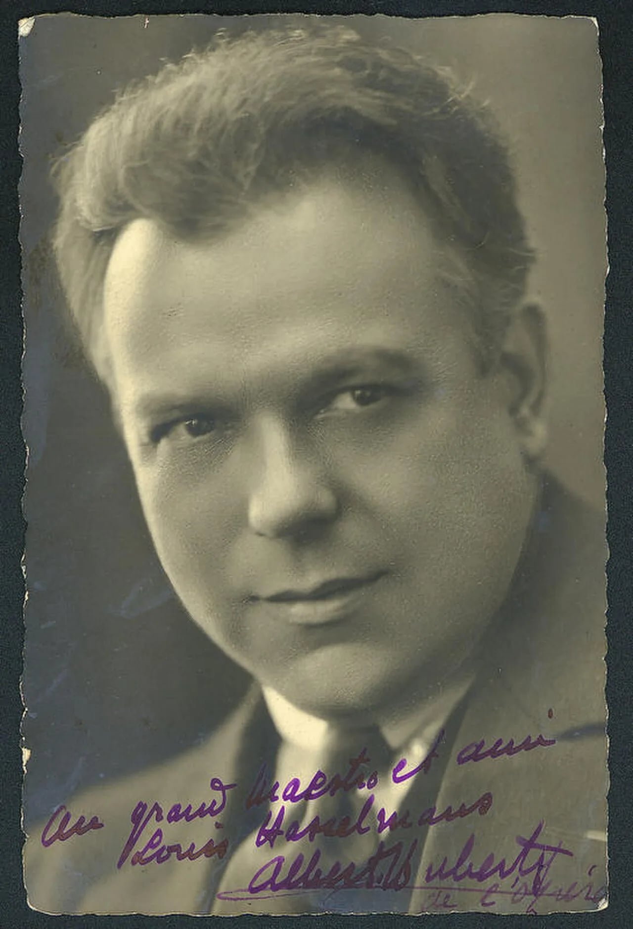 Porträt von Albert Huberty (1881–1955) – Gedenkseite