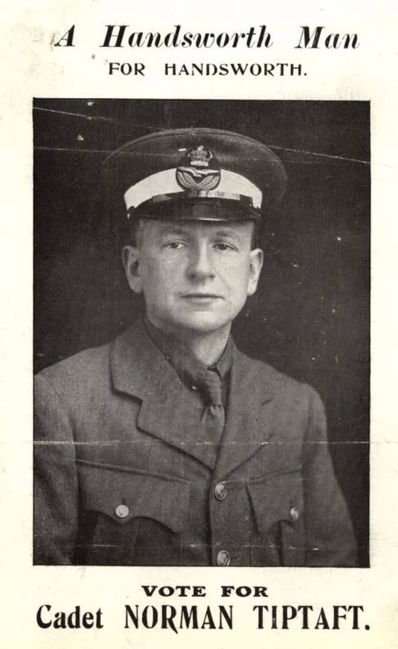 Portrait of Norman Tiptaft (1883–1970) – memorial page