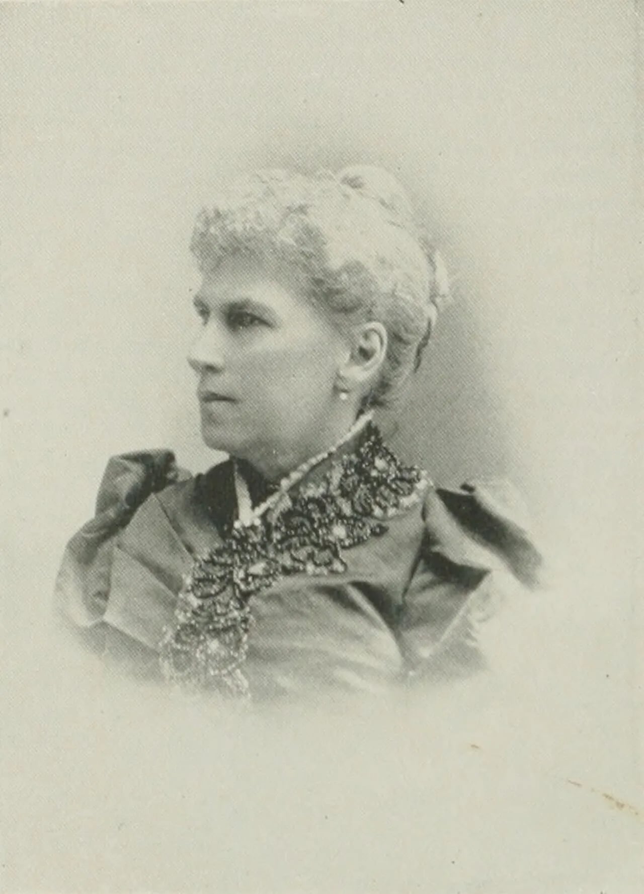 Portrait of Electa Amanda Wright Johnson (1838–1919) – memorial page