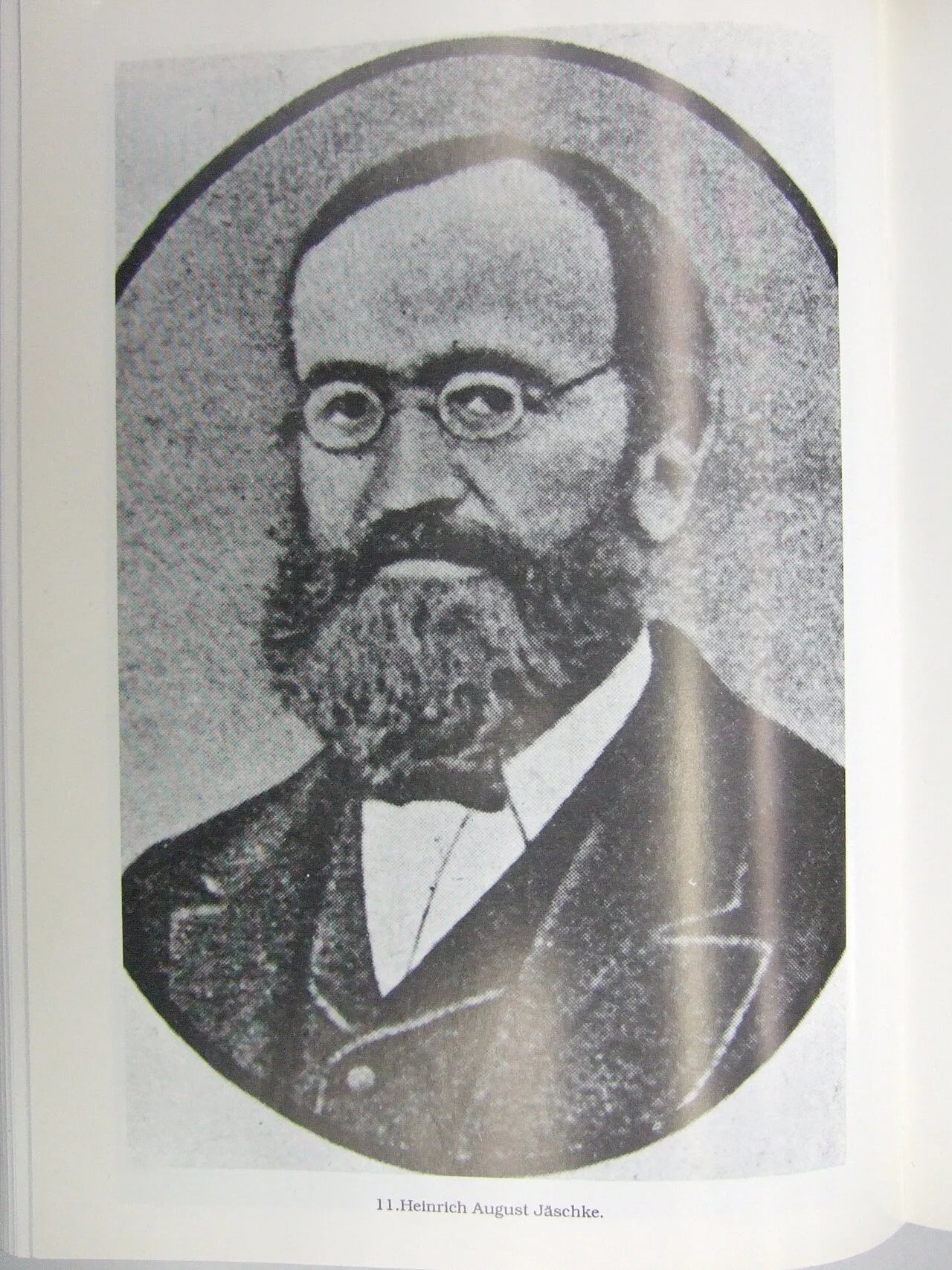 Porträt von Heinrich August Jäschke (1817–1883) – Gedenkseite