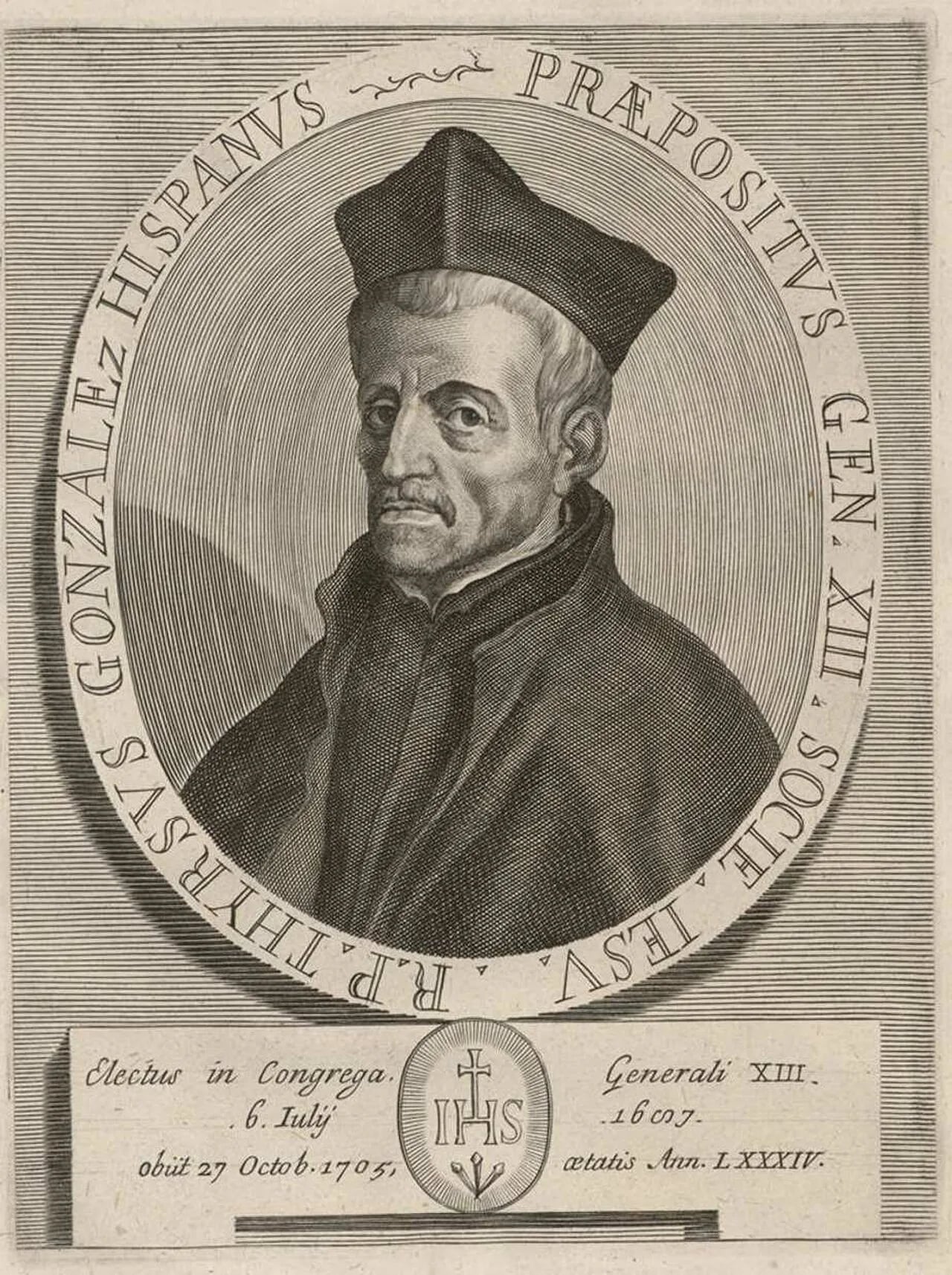 Portrait of Thyrsus González (1624–1705) – memorial page