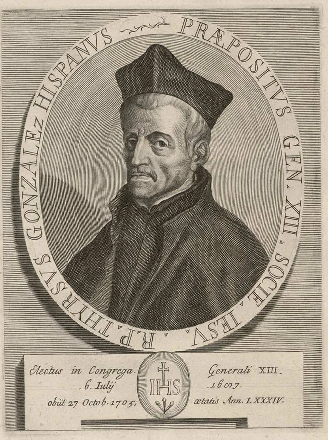 Porträt von Thyrsus González (1624–1705) – Gedenkseite