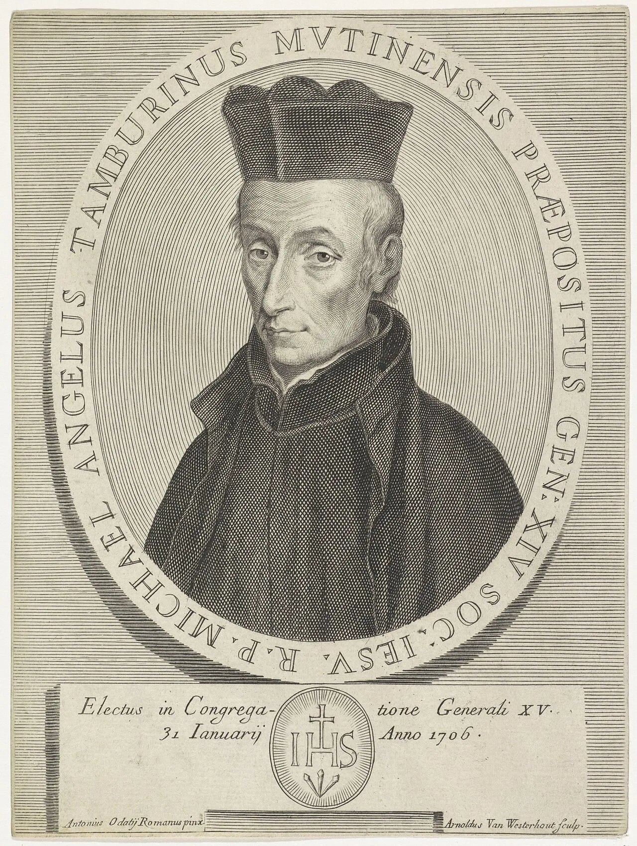 Porträt von Michelangelo Tamburini (1648–1730) – Gedenkseite