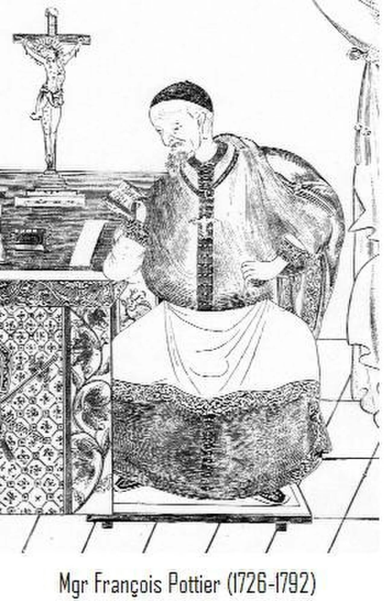 Porträt von François Pottier (1726–1792) – Gedenkseite