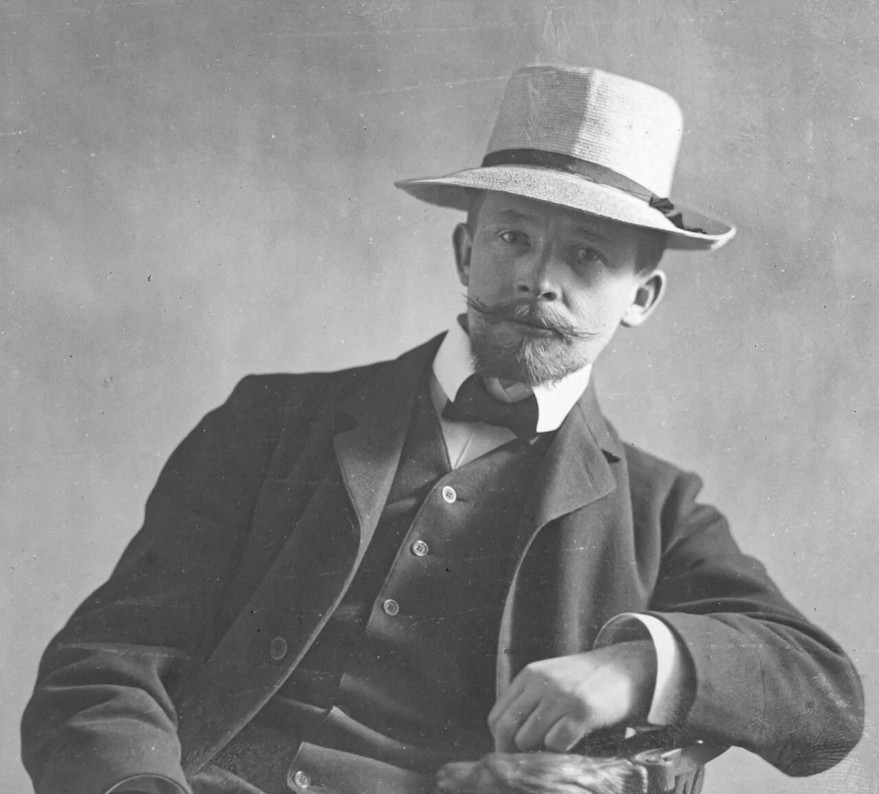 Porträt von Oscar Ellqvist (1867–1937) – Gedenkseite