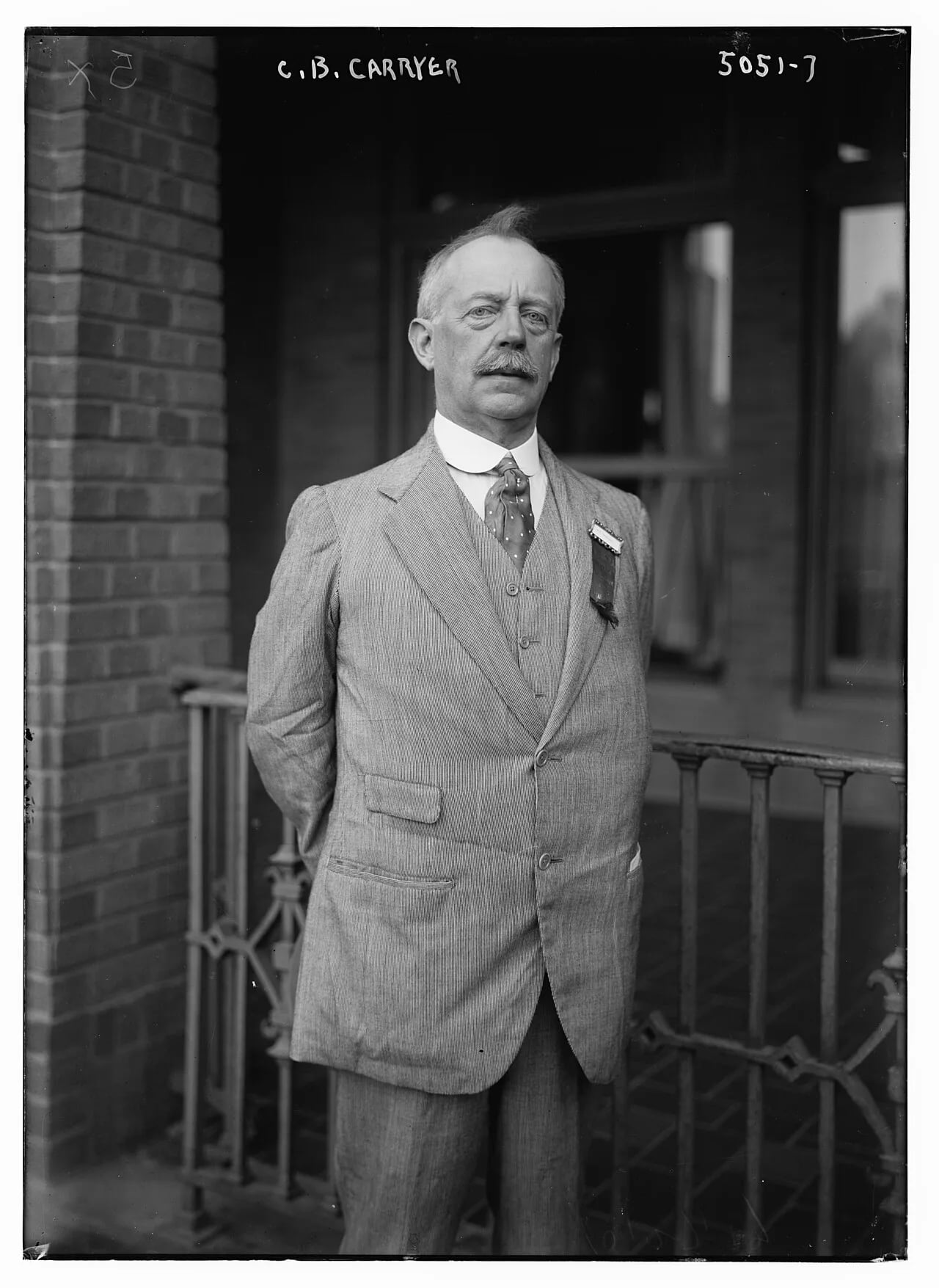 Portrait of Charles Barrowdale Carryer (1857–1940) – memorial page
