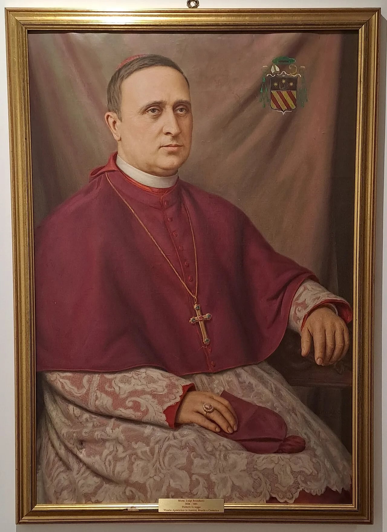 Porträt von Luigi Bruschetti (1826–1881) – Gedenkseite