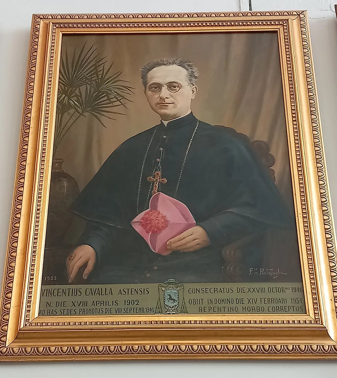Porträt von Vincenzo Cavalla (1902–1954) – Gedenkseite