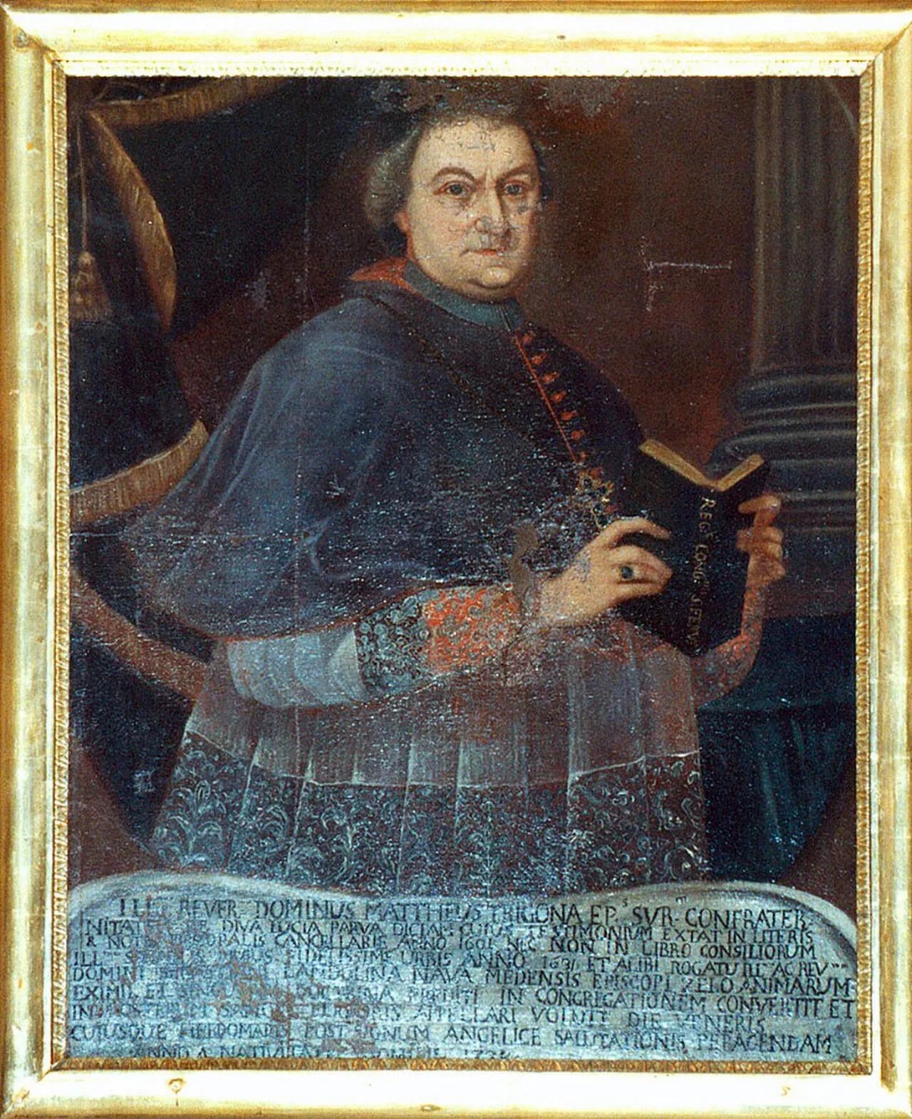 Portrait of Matteo Trigona (1679–1753) – memorial page