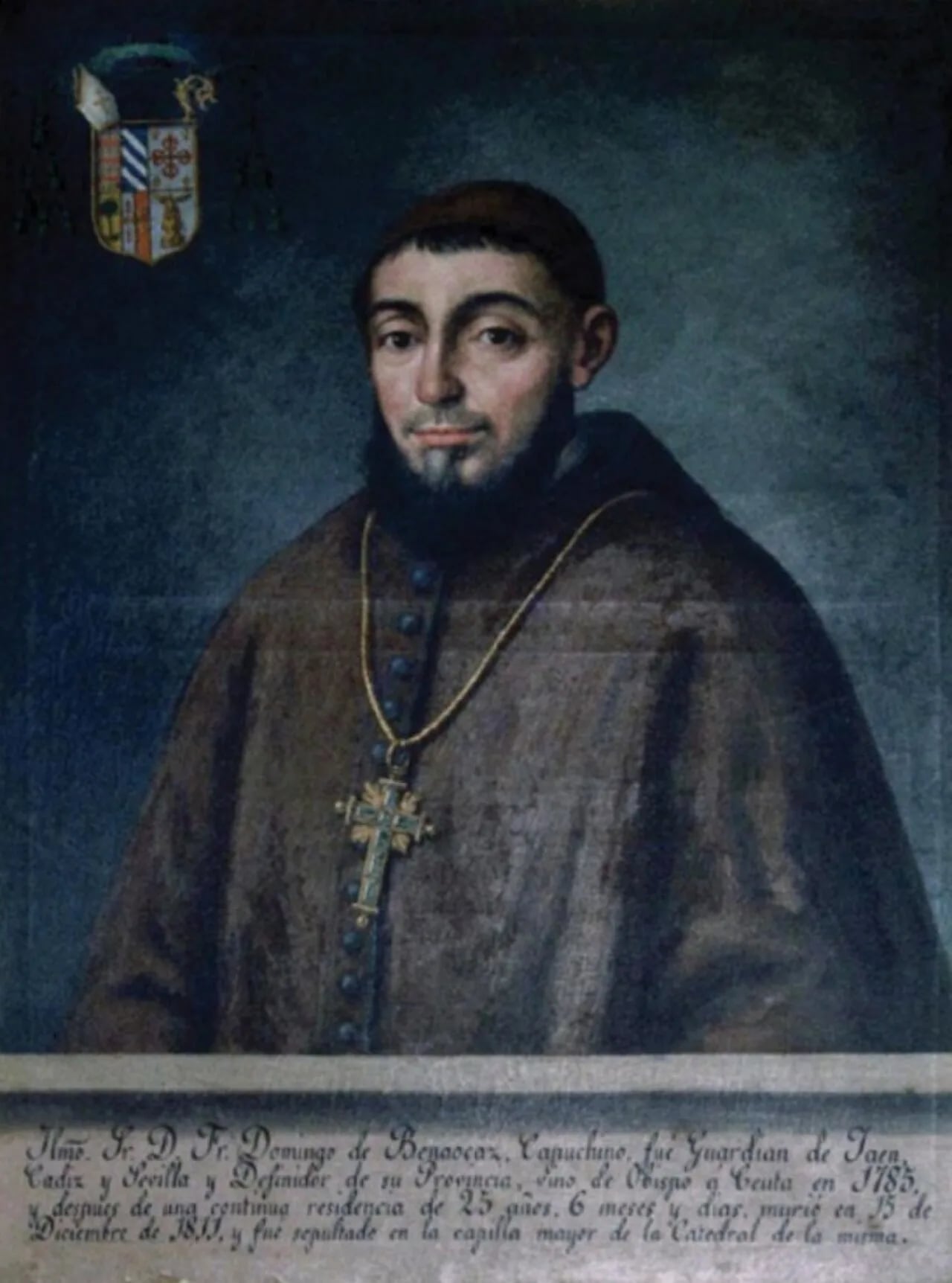 Porträt von Bartolomé Antonio Fernández Sobrado (1733–1811) – Gedenkseite
