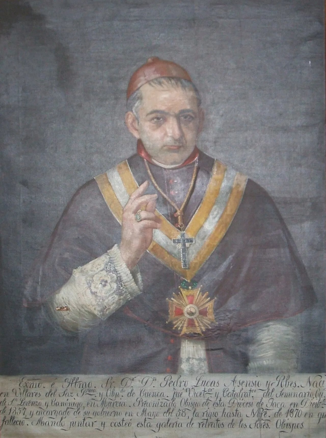 Portrait of Pedro Lucas Asensio Poves (1807–1870) – memorial page