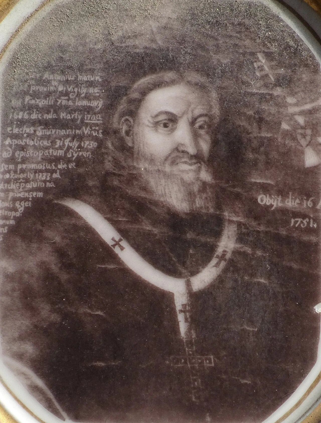 Porträt von Antonio Maturi (1686–1751) – Gedenkseite