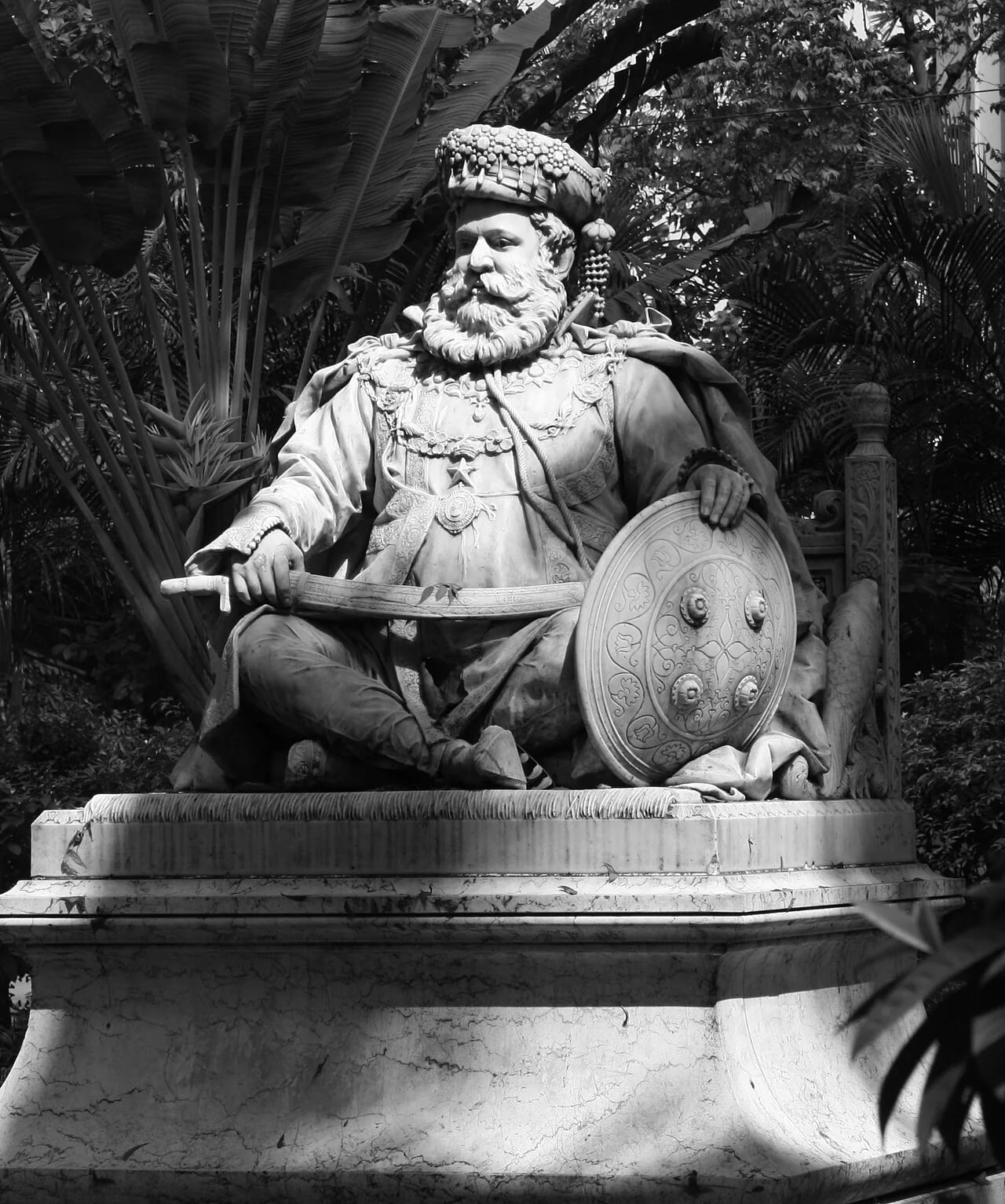 Porträt von Lakshmeshwar Singh (1858–1898) – Gedenkseite