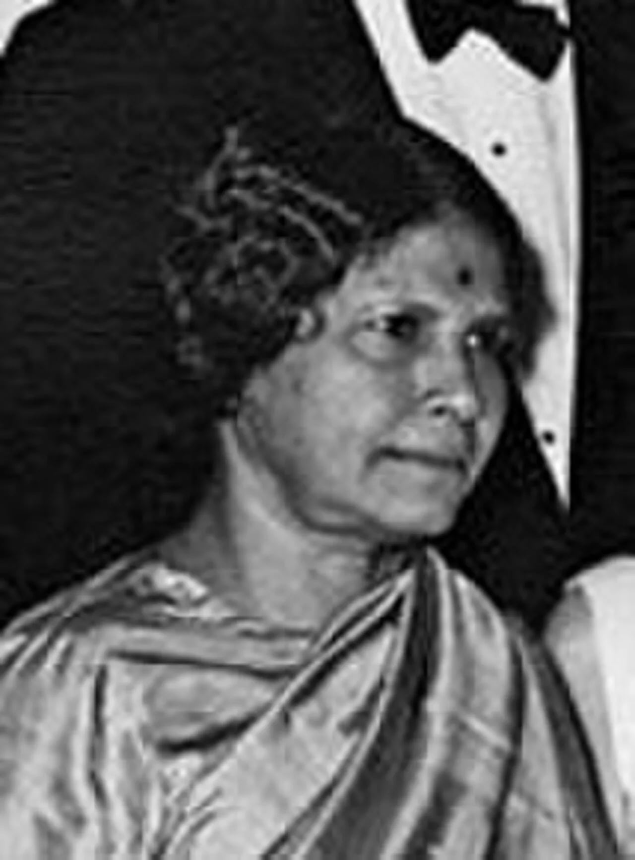 Porträt von Lakshmi N. Menon (1899–1994) – Gedenkseite