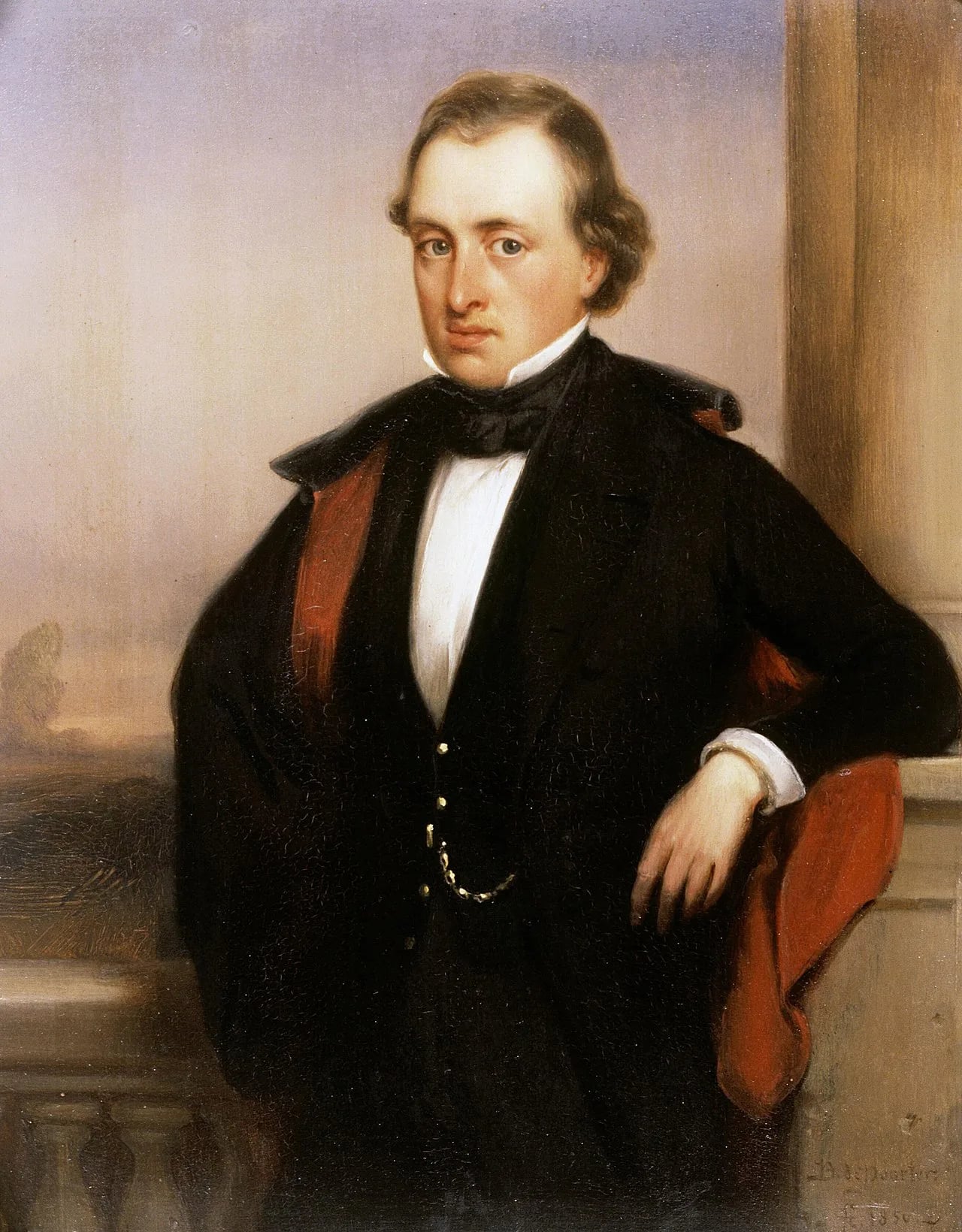 Porträt von Bernard Egbert Sjuck van Welderen Rengers (1825–1897) – Gedenkseite