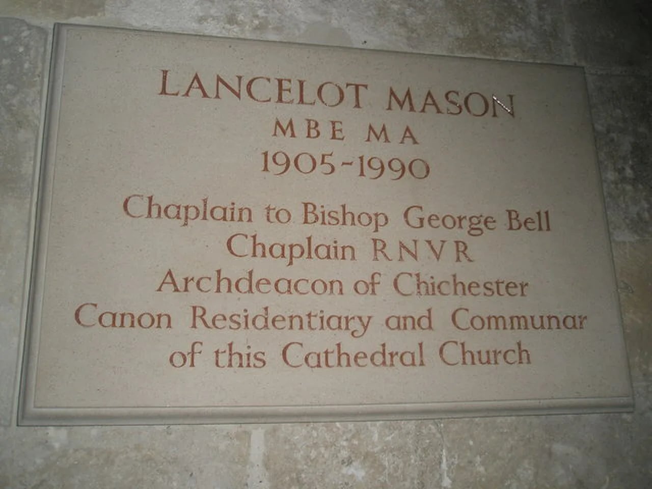 Portrait of Lancelot Mason (1905–1990) – memorial page