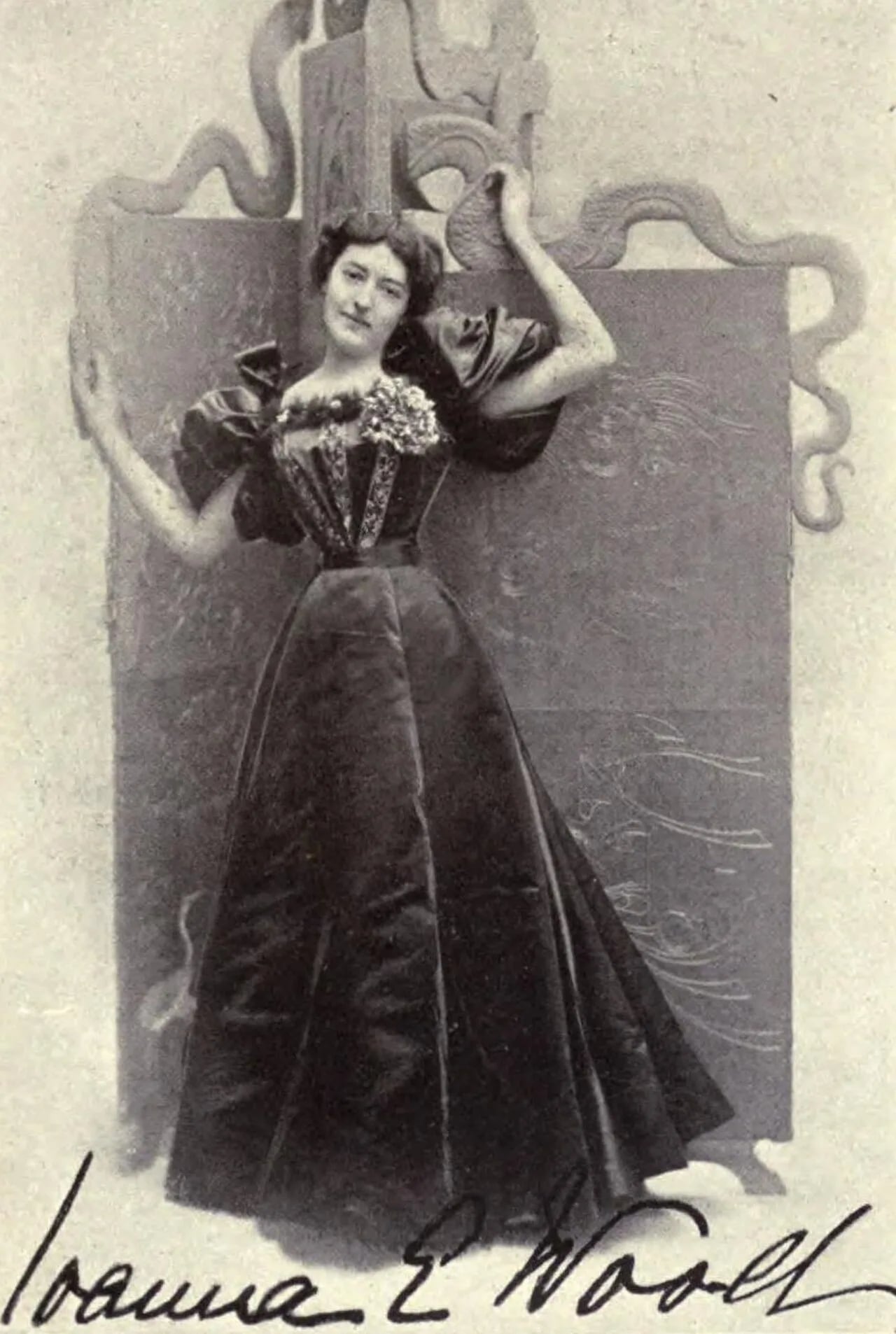 Porträt von Joanna E. Wood (1867–1927) – Gedenkseite