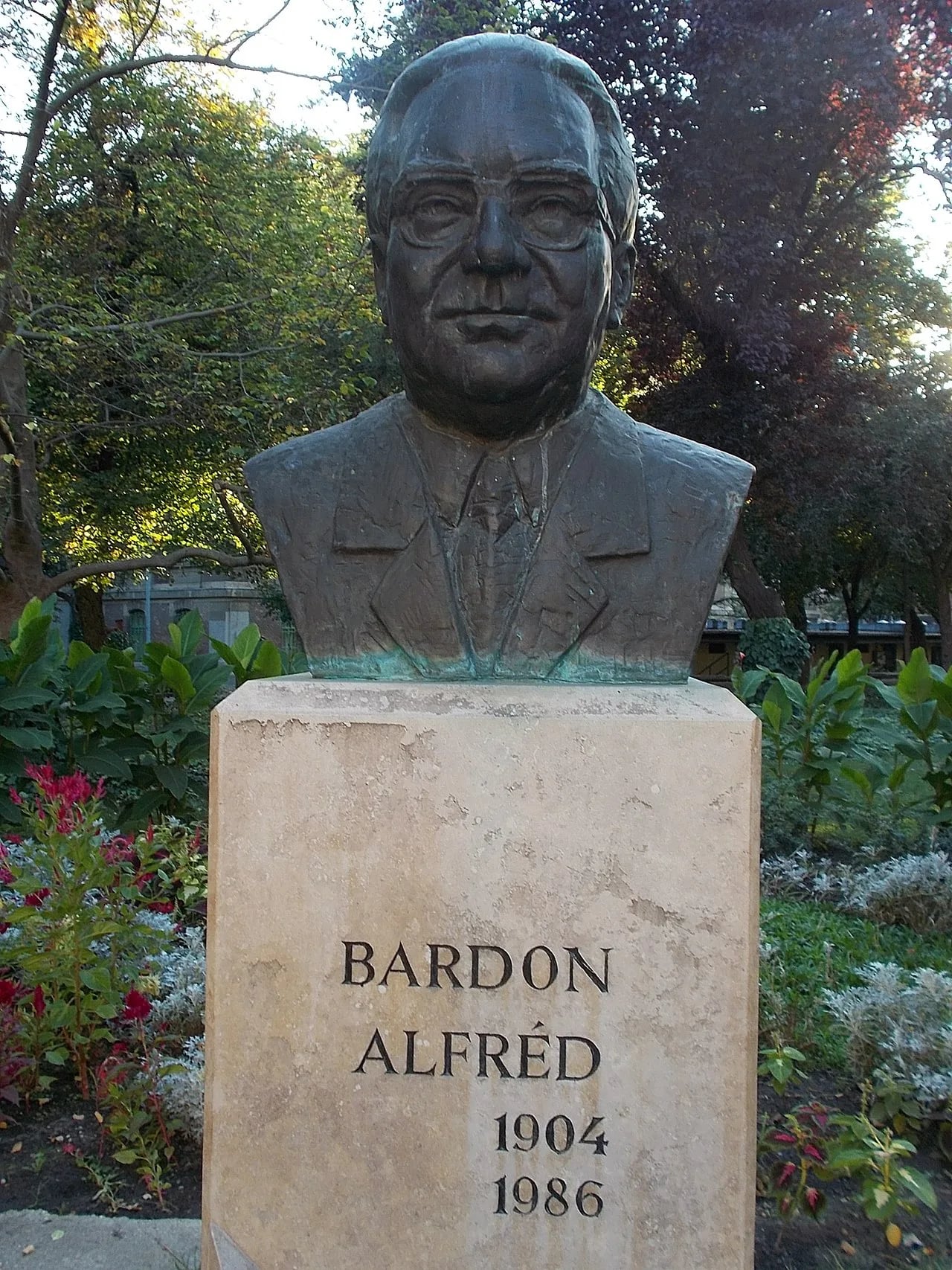 Porträt von Alfréd Bardon (1904–1986) – Gedenkseite