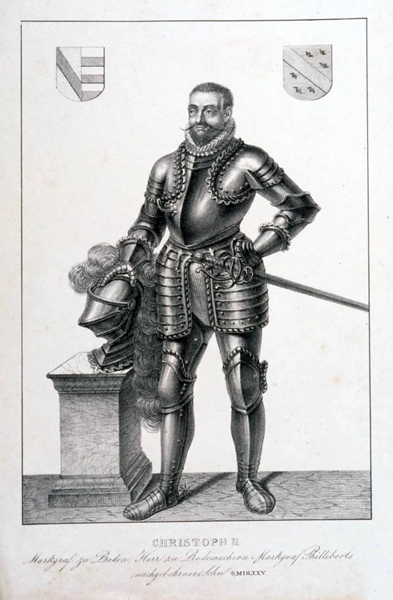 Portrait of Christoph II. (1537–1575) – memorial page