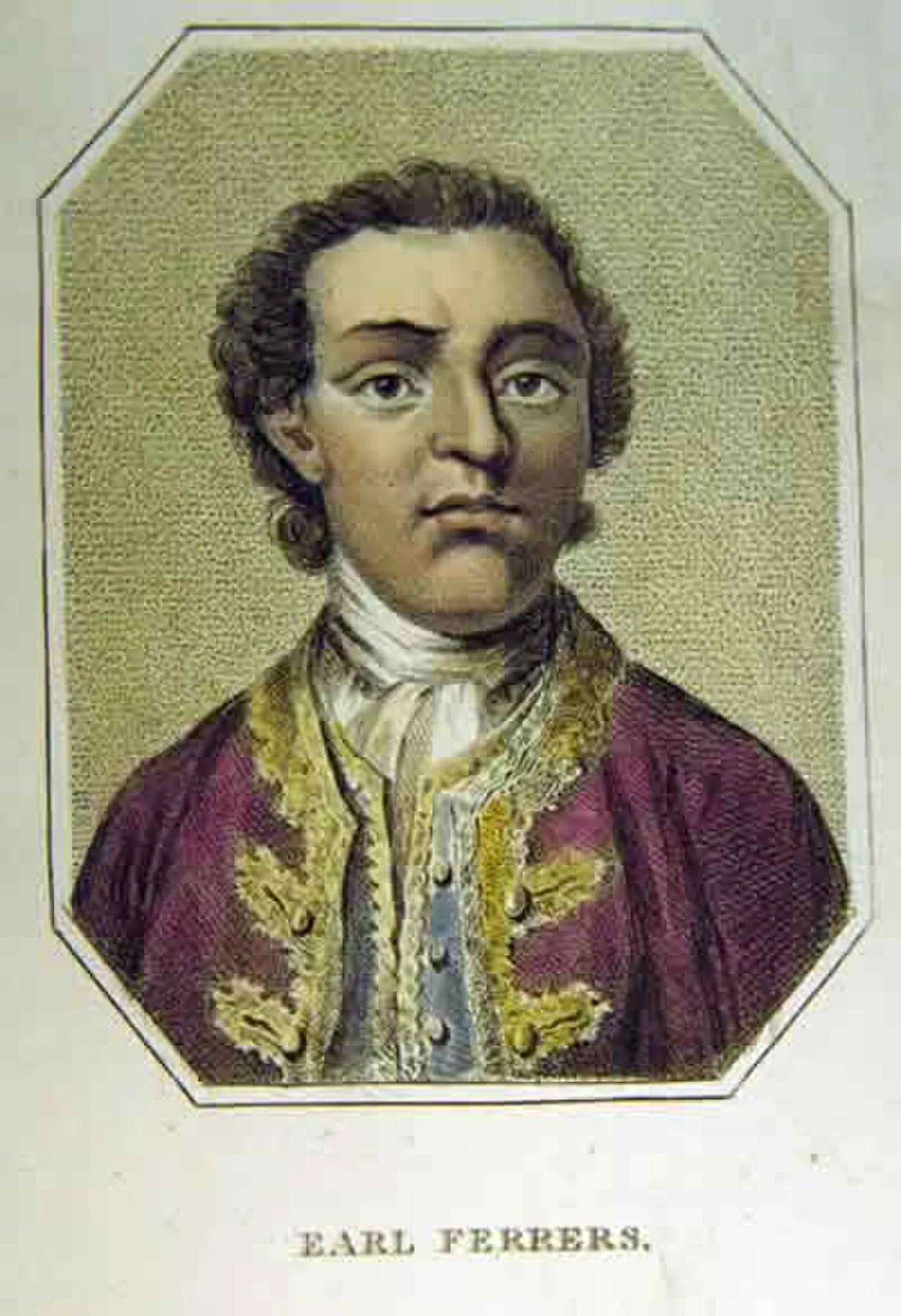 Portrait of Laurence Shirley, 4th Earl Ferrers (1720–1760) – memorial page