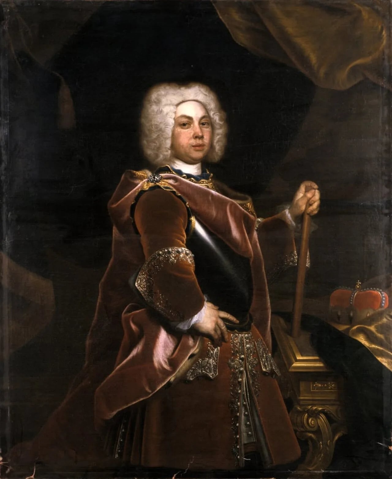 Porträt von Friedrich III. (1699–1772) – Gedenkseite