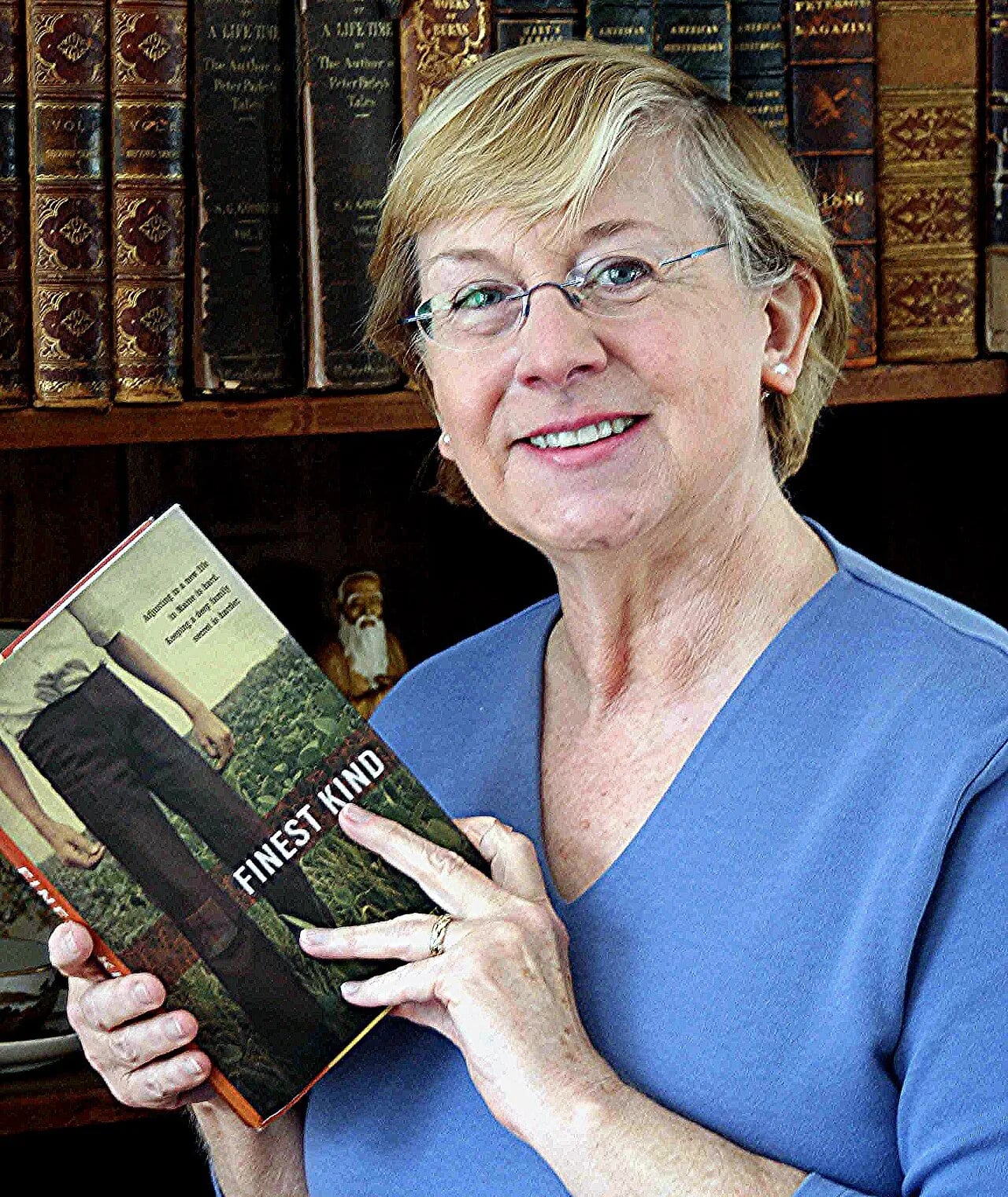 Portrait of Lea Wait (1946–2019) – memorial page