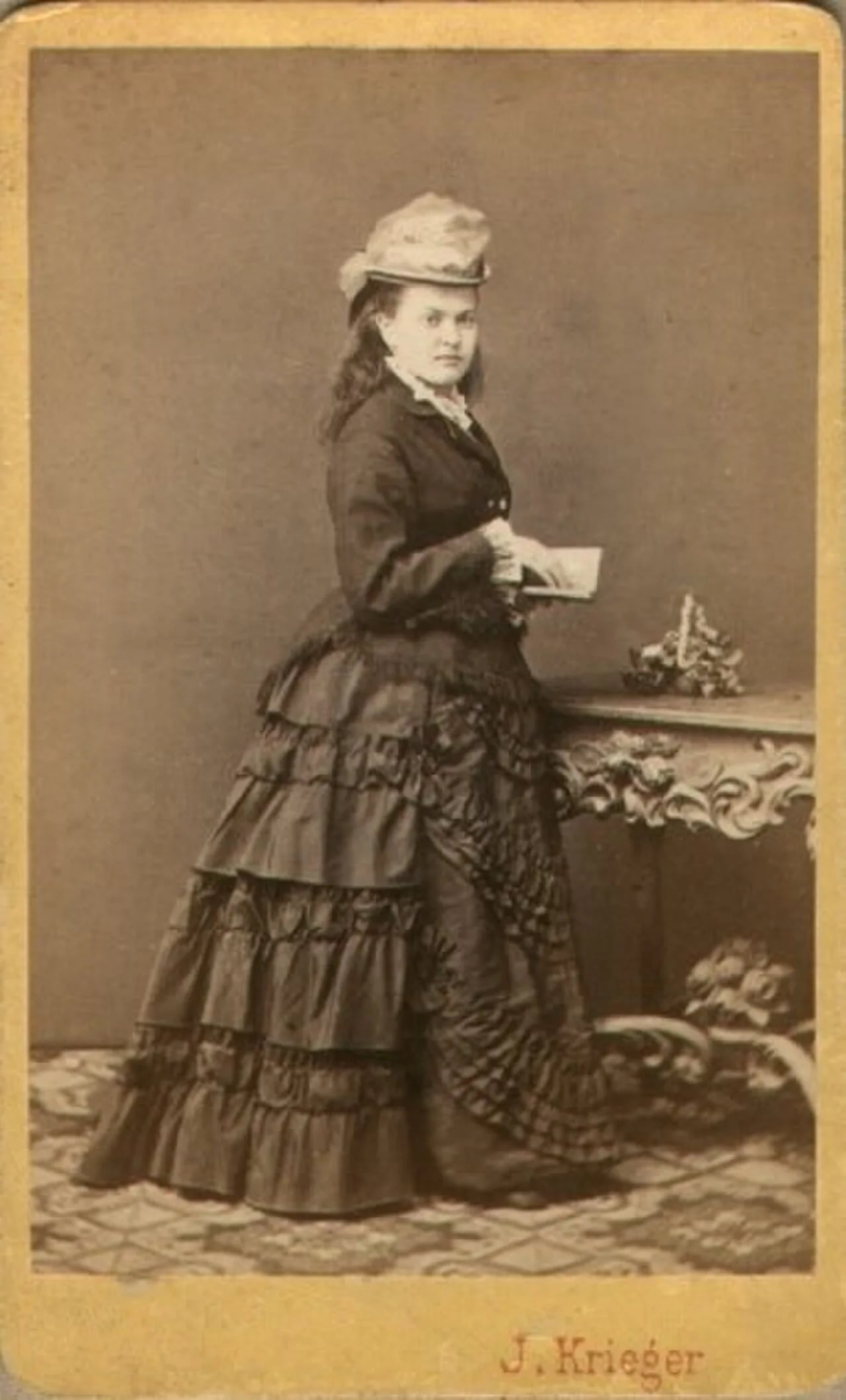 Portrait of Amalia Krieger (1846–1928) – memorial page
