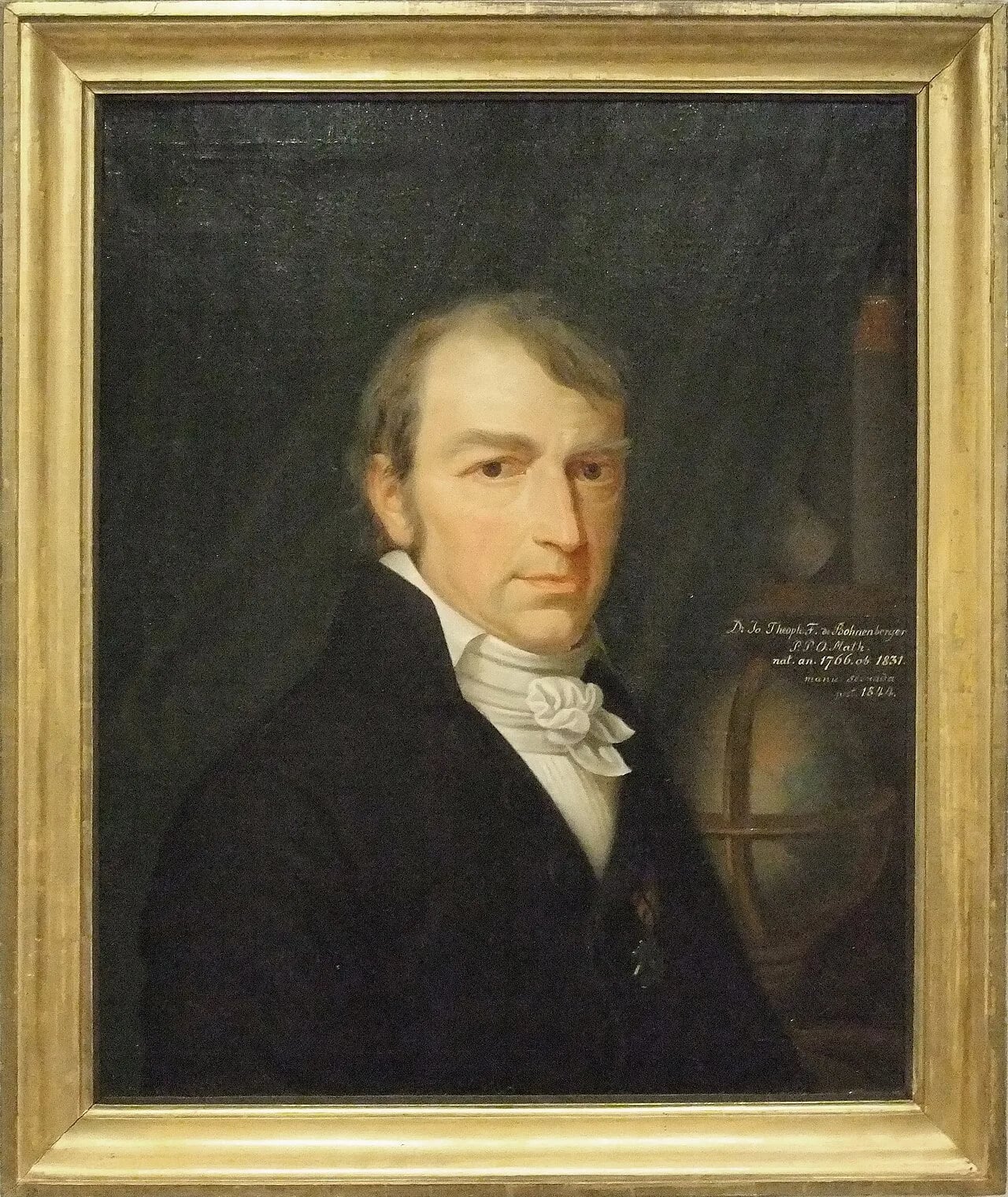 Porträt von Johann Gottlieb Friedrich von Bohnenberger (1765–1831) – Gedenkseite