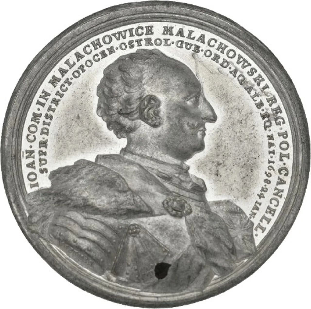 Porträt von Lorenz Christoph Mizler (1711–1778) – Gedenkseite