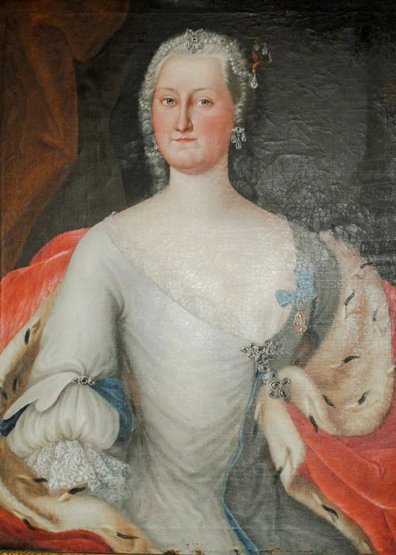 Porträt von Wilhelmina Sofia von Brandenburg-Bayreuth (1714–1749) – Gedenkseite