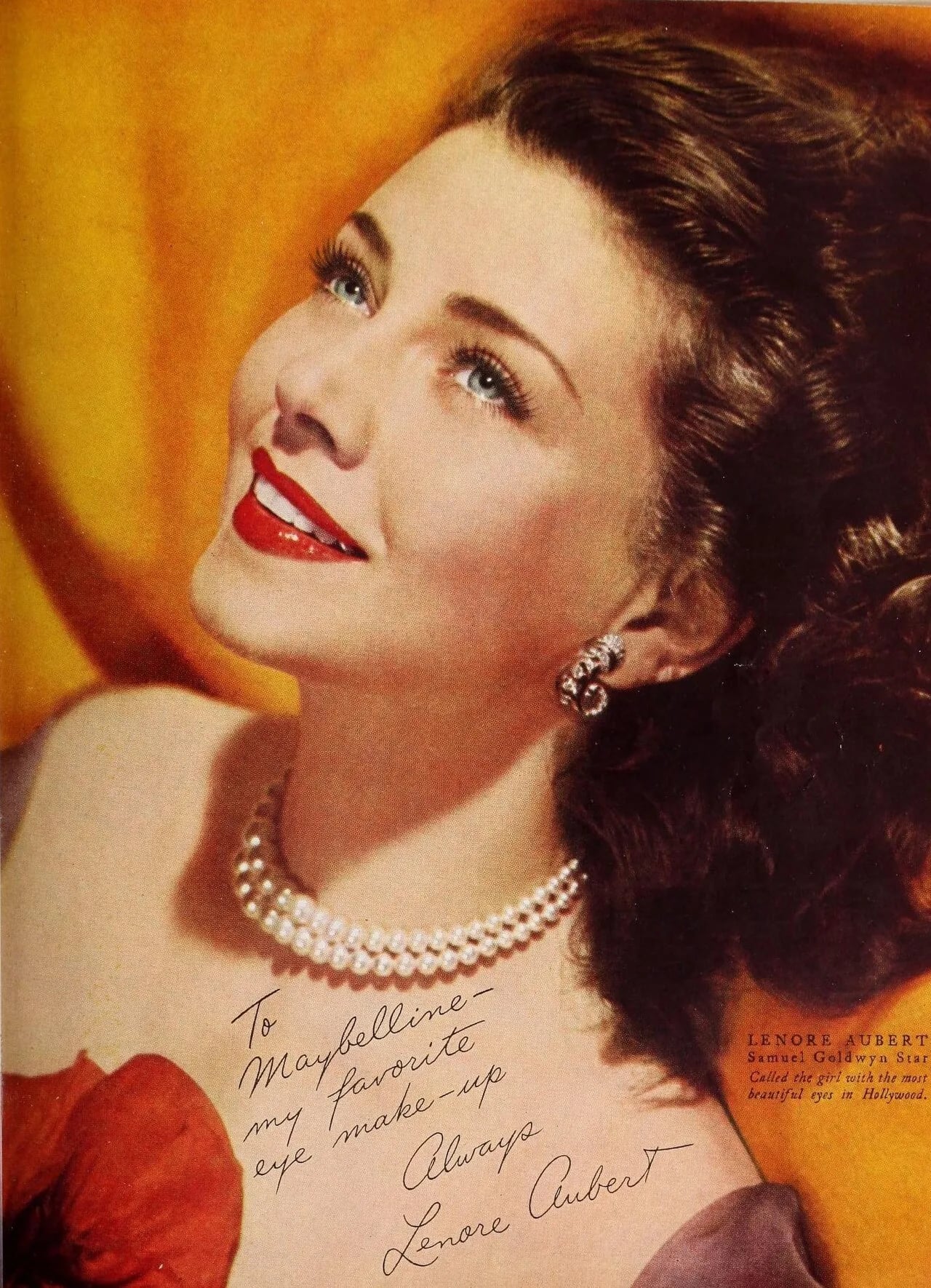 Porträt von Lenore Aubert (1918–1993) – Gedenkseite