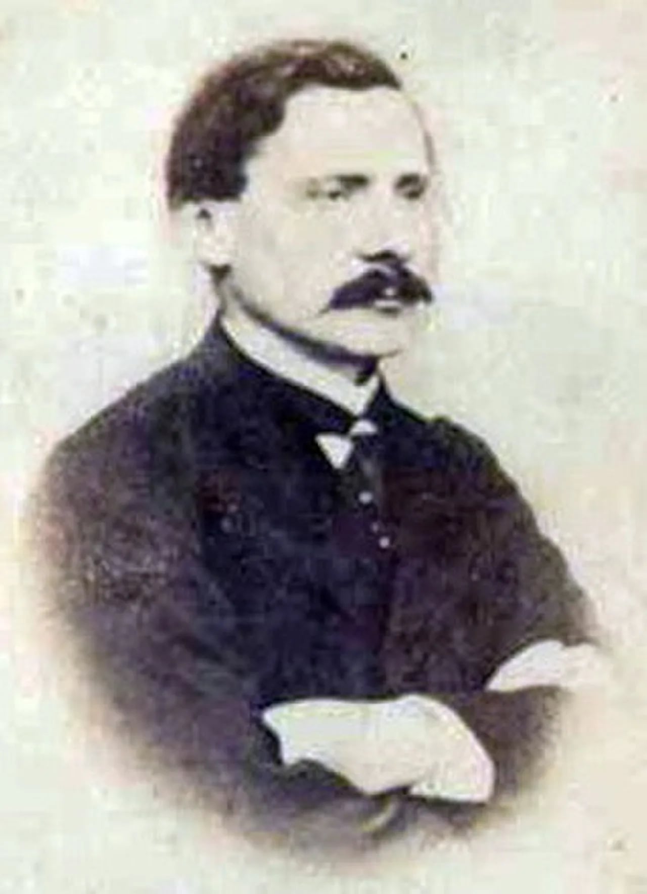 Porträt von Eugène Bernard Hubert Regout (1831–1908) – Gedenkseite