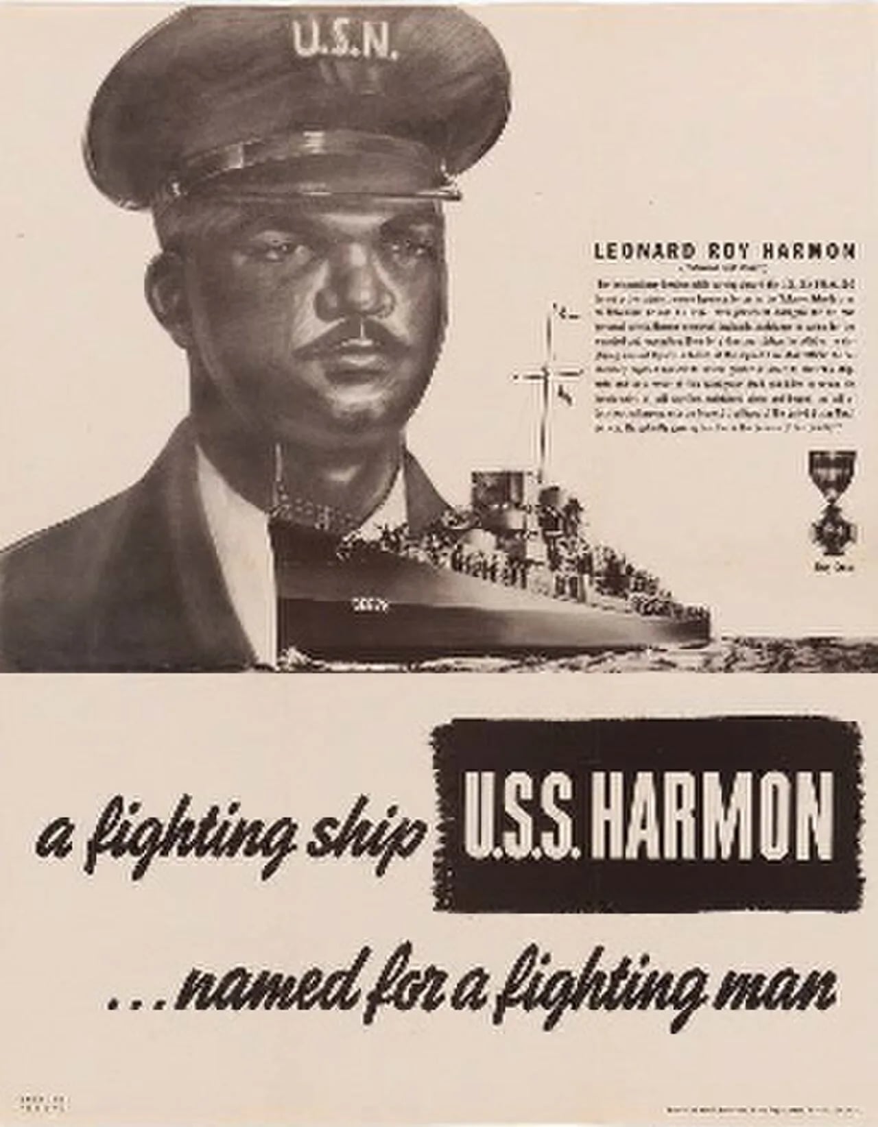 Portrait of Leonard Roy Harmon (1917–1942) – memorial page
