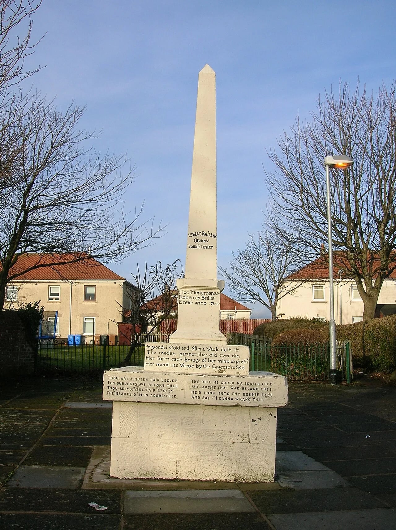 Porträt von Lesley Baillie (1768–1843) – Gedenkseite