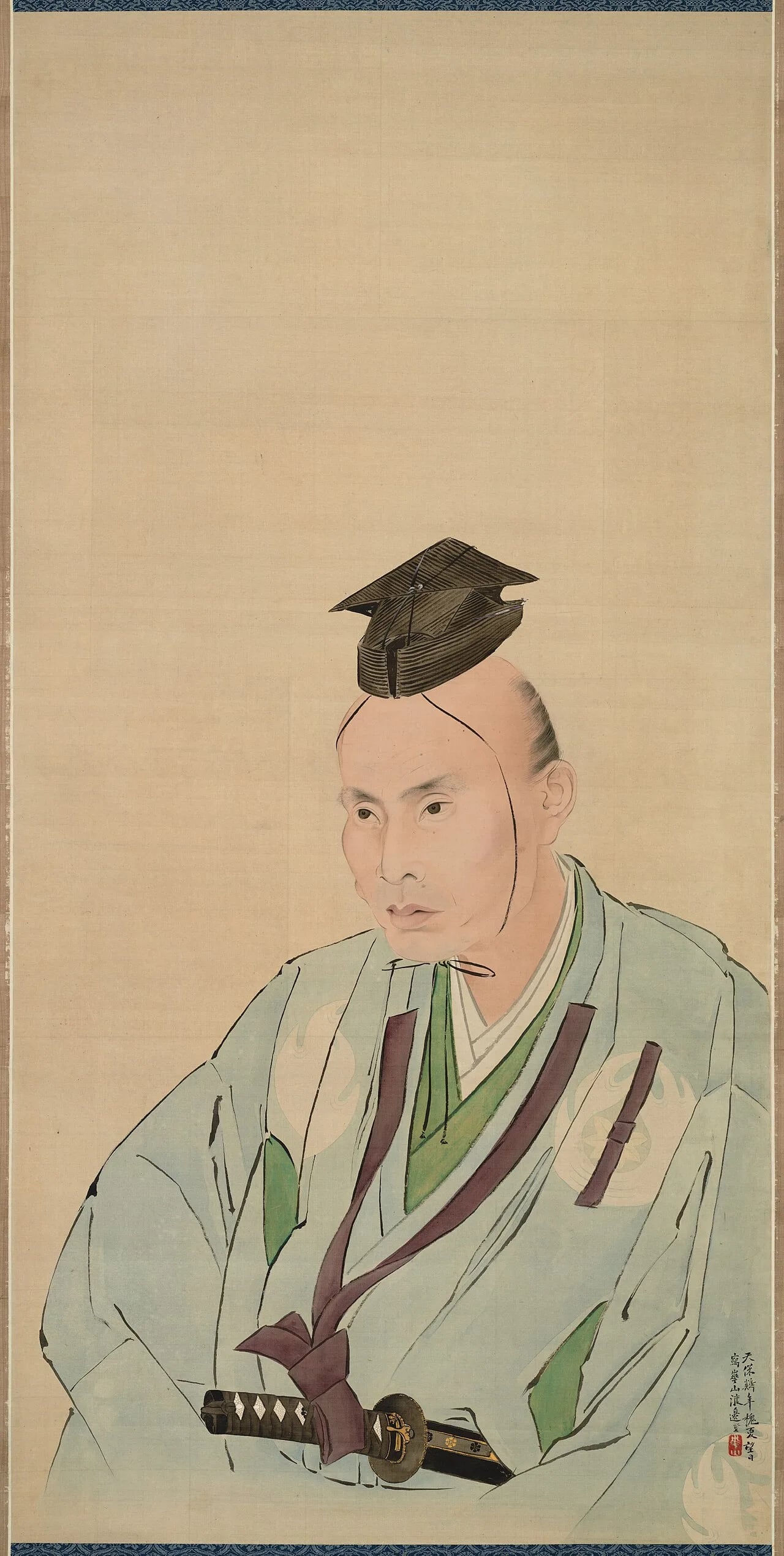 Porträt von Takami Senseki (1785–1858) – Gedenkseite