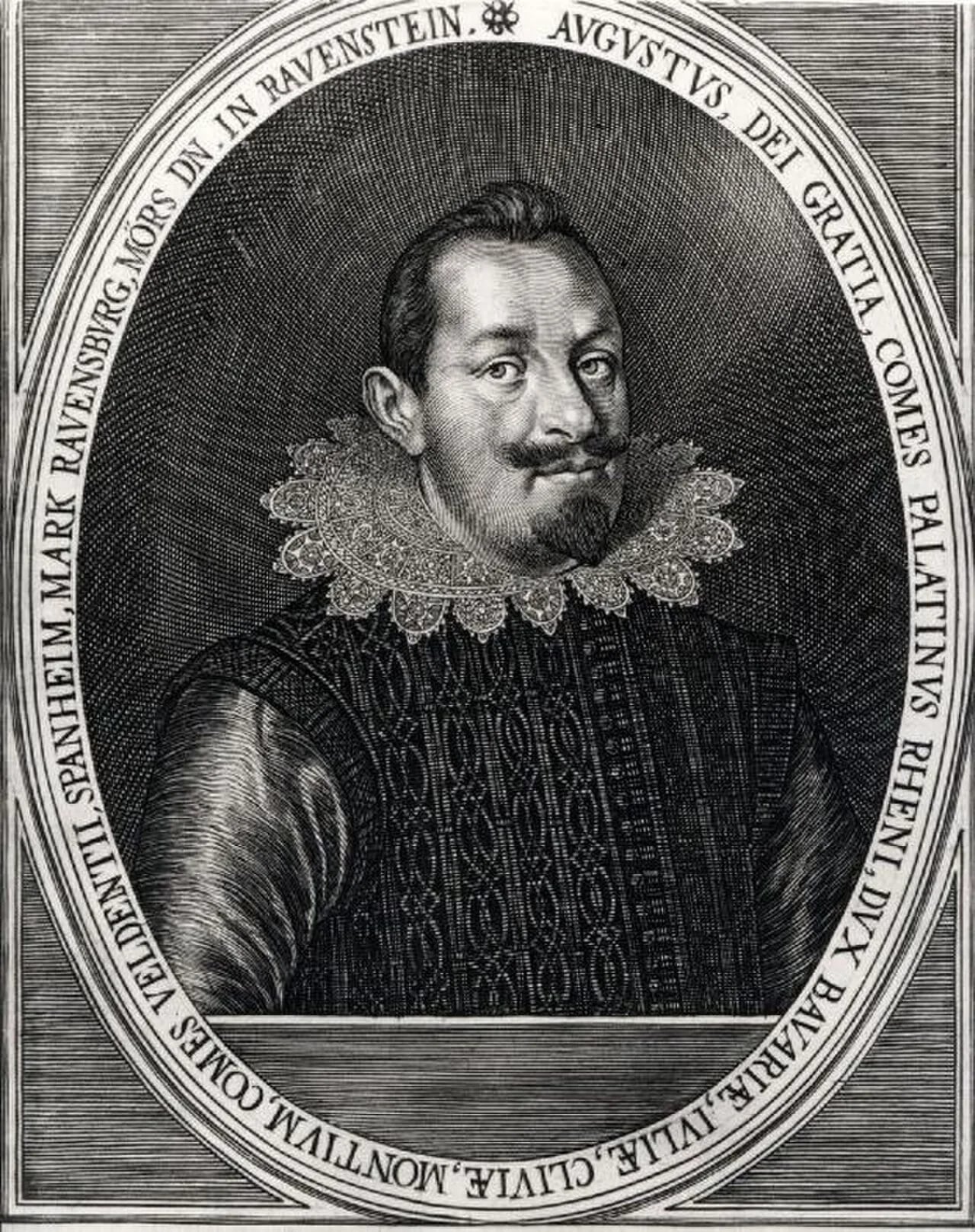 Porträt von August von Pfalz-Sulzbach (1582–1632) – Gedenkseite