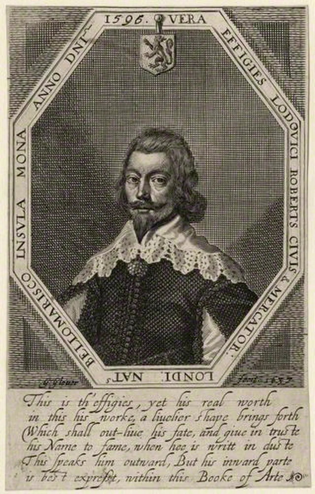 Porträt von Lewes Roberts (1596–1641) – Gedenkseite