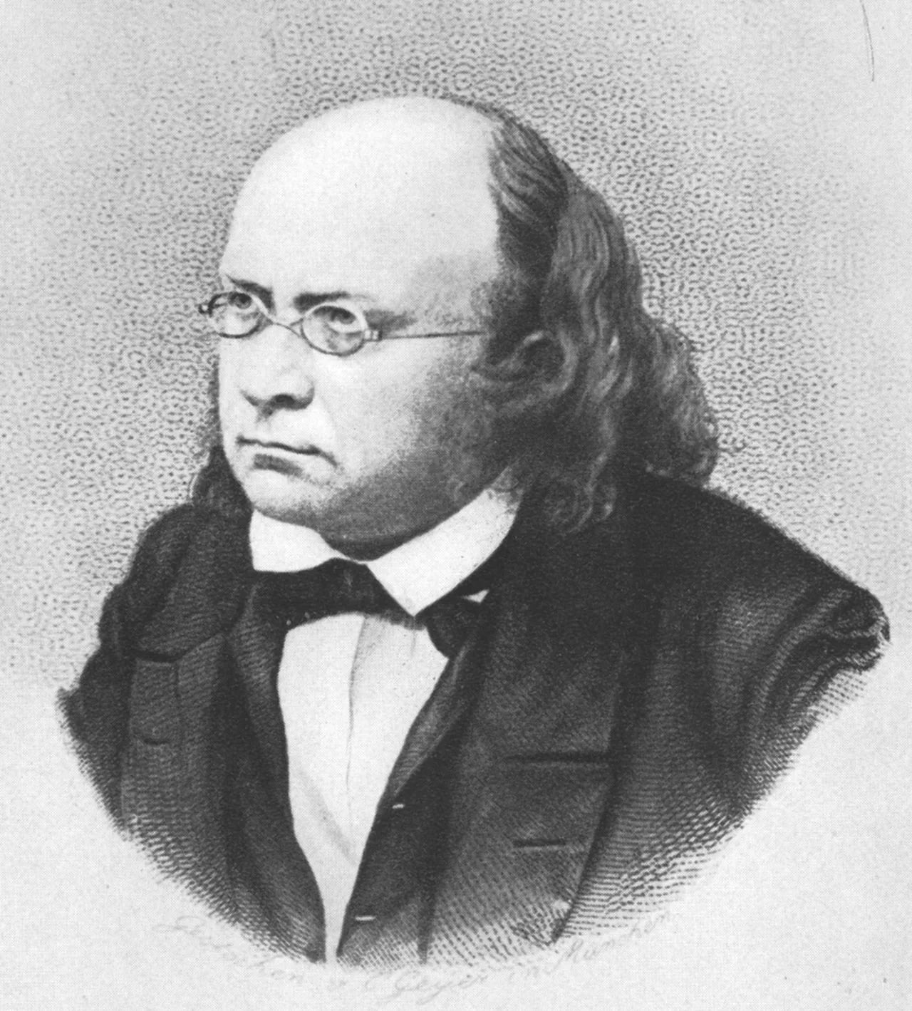 Porträt von Karl Friedrich Schimper (1803–1867) – Gedenkseite