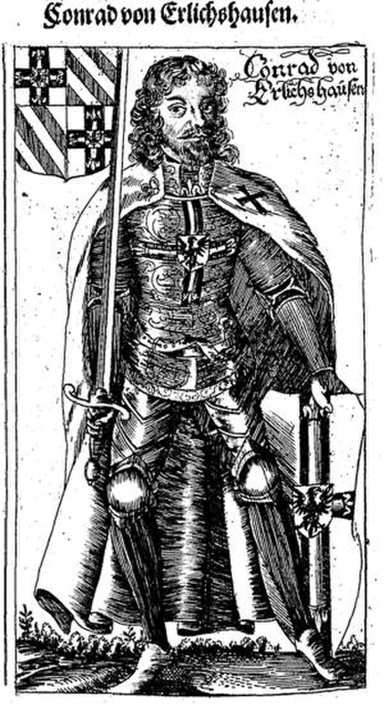 Porträt von Konrad von Erlichshausen (1390–1449) – Gedenkseite