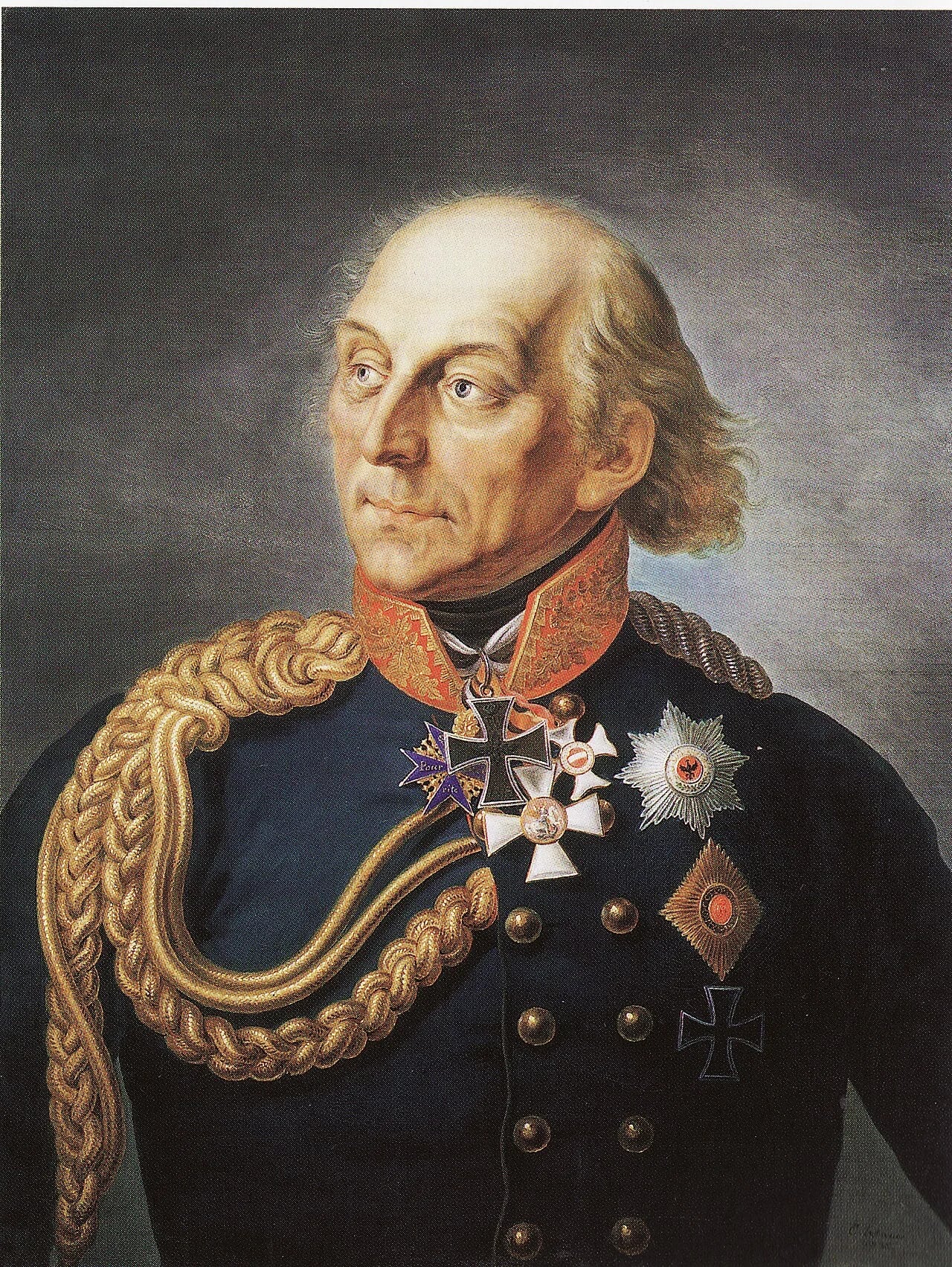 Porträt von Ludwig Yorck von Wartenburg (1759–1830) – Gedenkseite