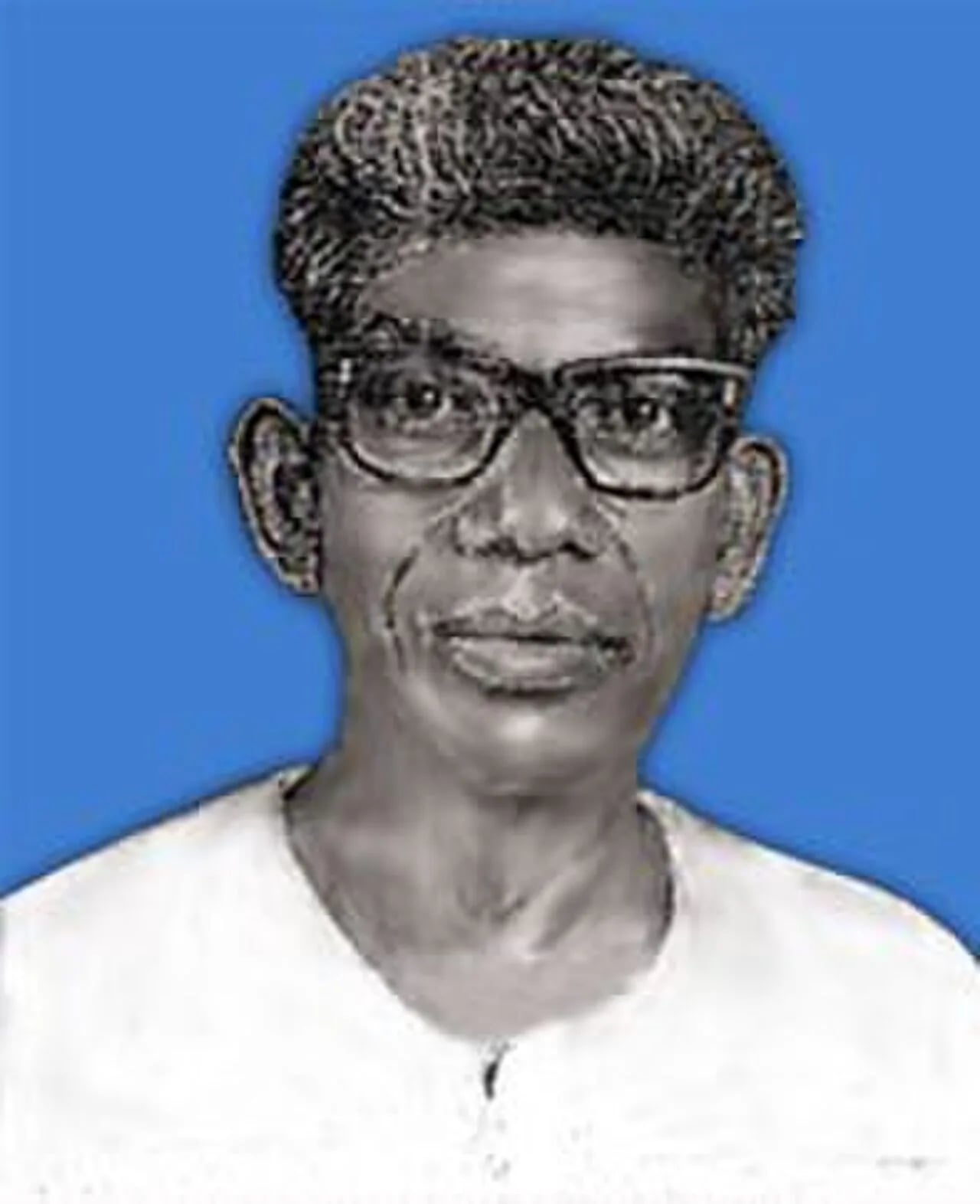 Portrait of Sarada Prasad Kisku (1929–1996) – memorial page
