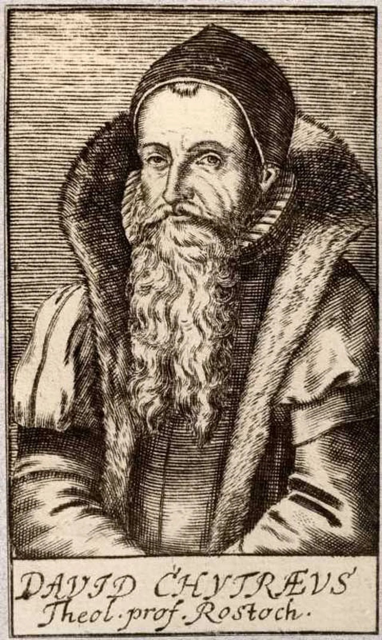 Porträt von David Chyträus (1531–1600) – Gedenkseite