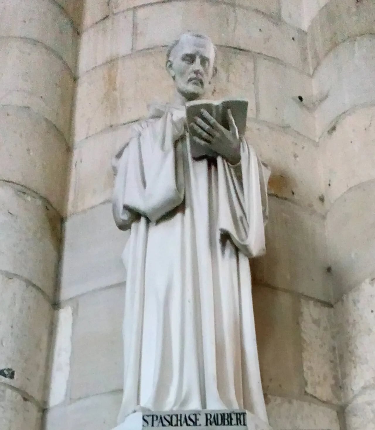 Porträt von Paschasius Radbertus (792–865) – Gedenkseite