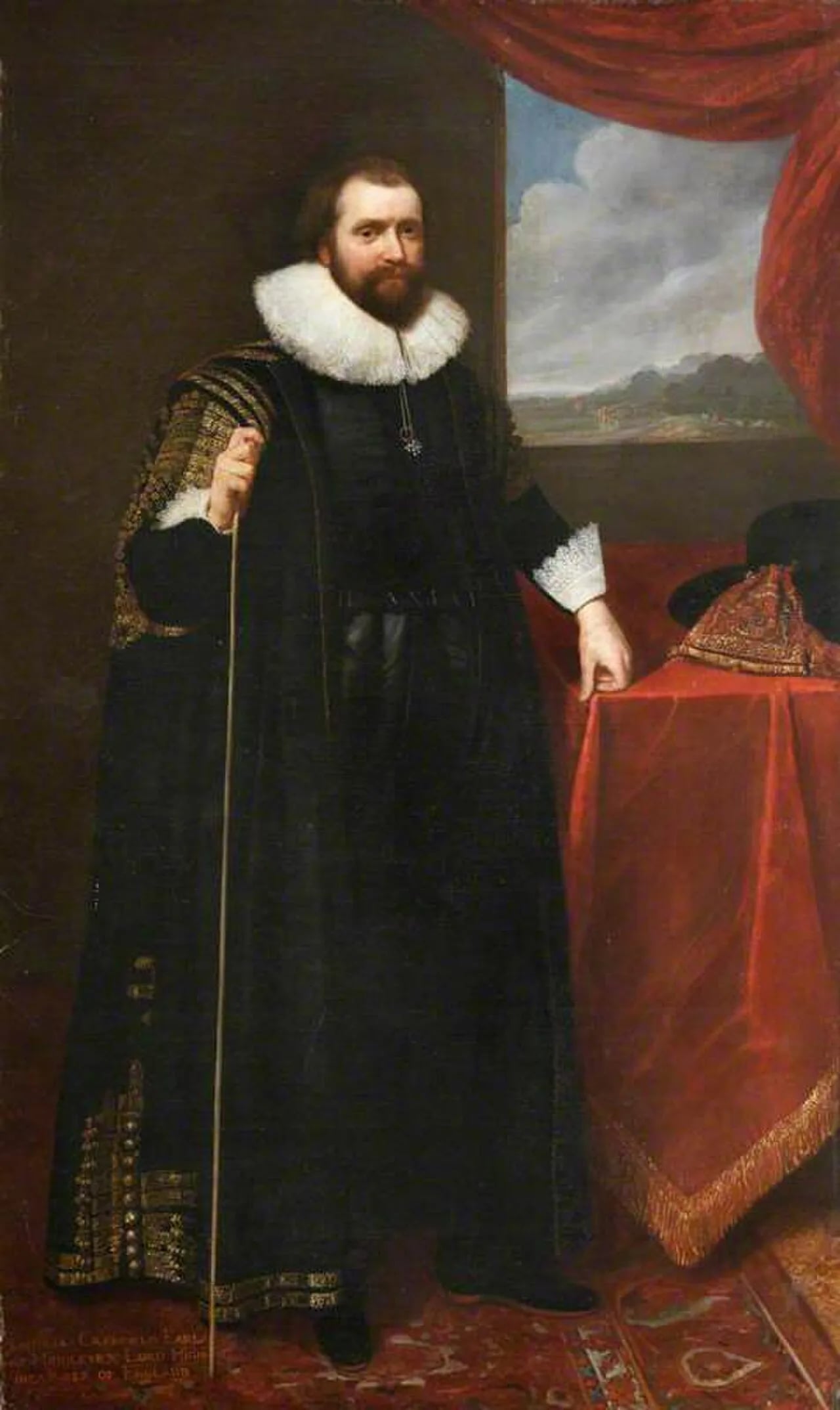 Portrait of Lionel Cranfield, 1st Earl of Middlesex (1575–1645) – memorial page