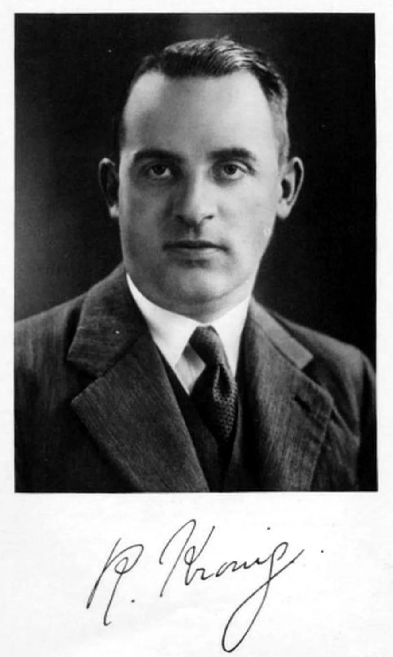 Porträt von Ralph Kronig (1904–1995) – Gedenkseite