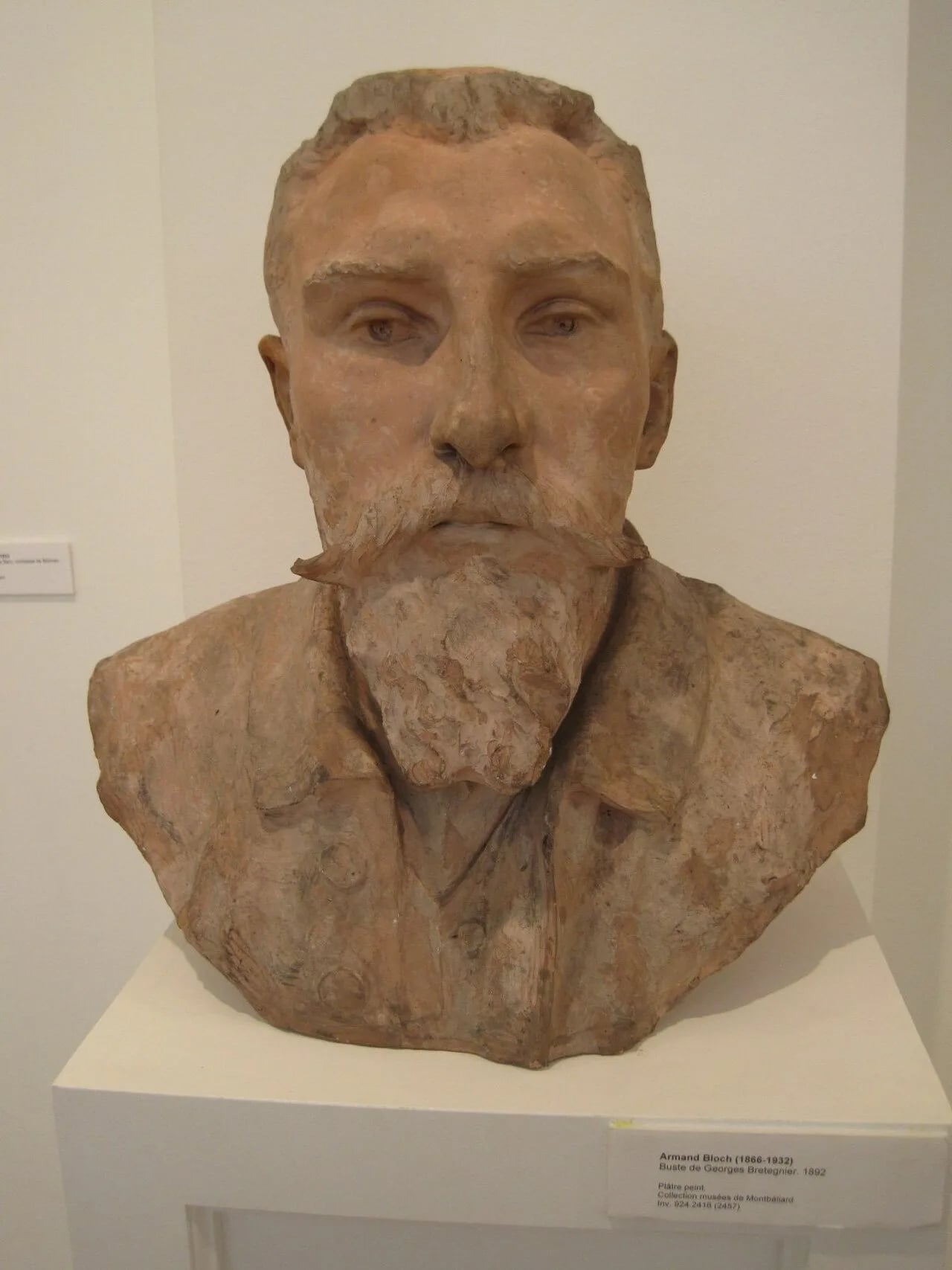 Porträt von Georges Brétegnier (1860–1892) – Gedenkseite