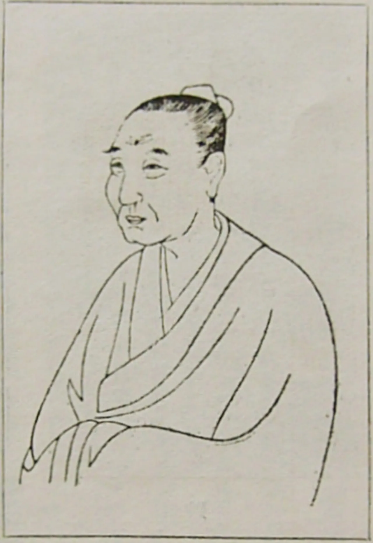 Porträt von Kō Fuyō (1722–1784) – Gedenkseite