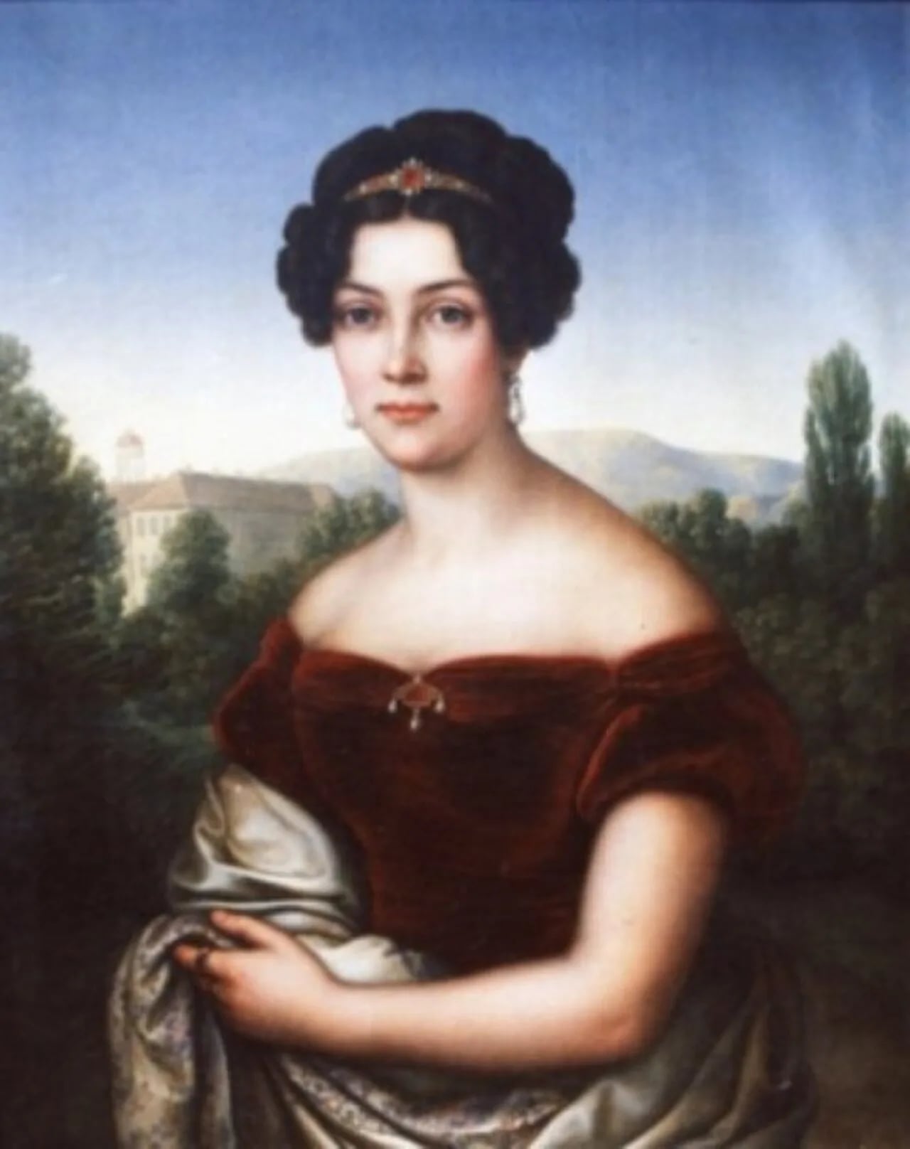 Porträt von Marie von Hessen-Kassel (1796–1880) – Gedenkseite