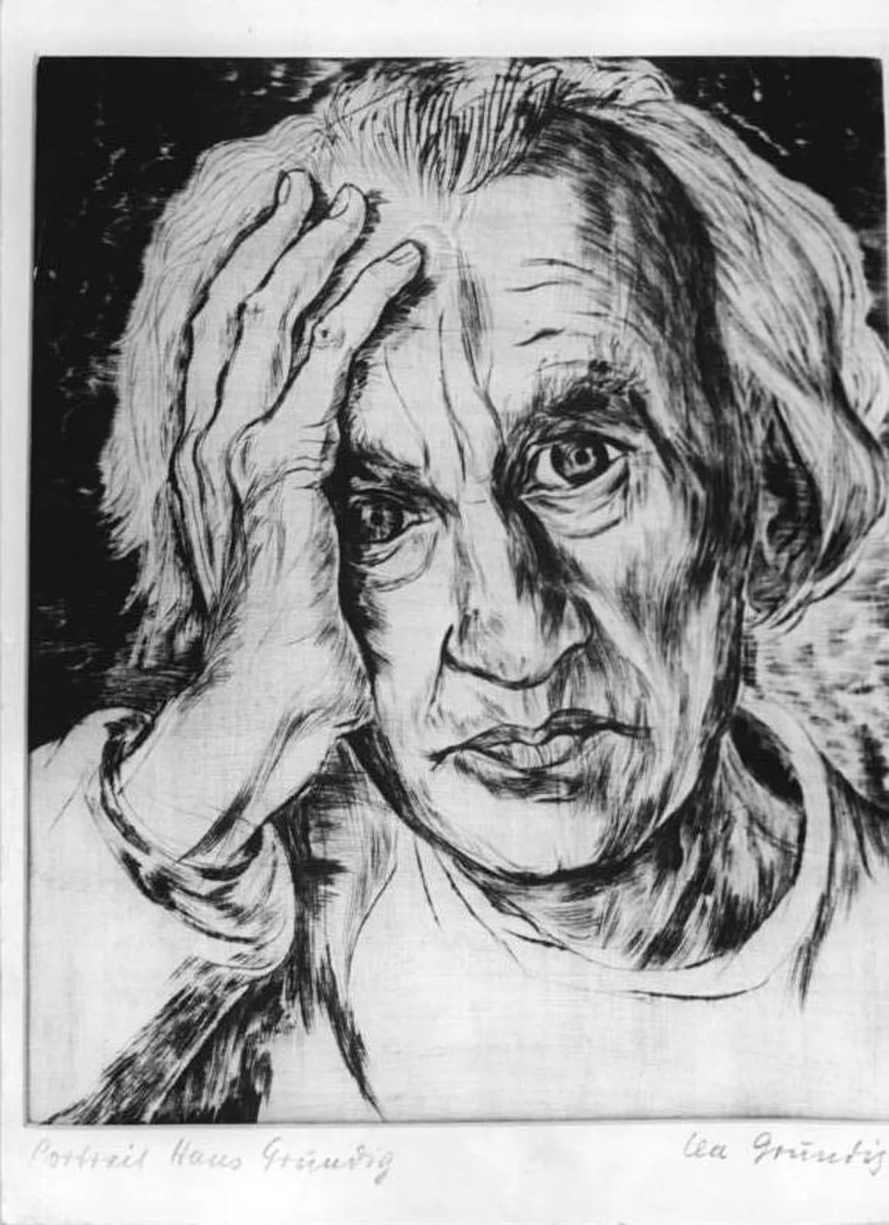 Porträt von Hans Grundig (1901–1958) – Gedenkseite
