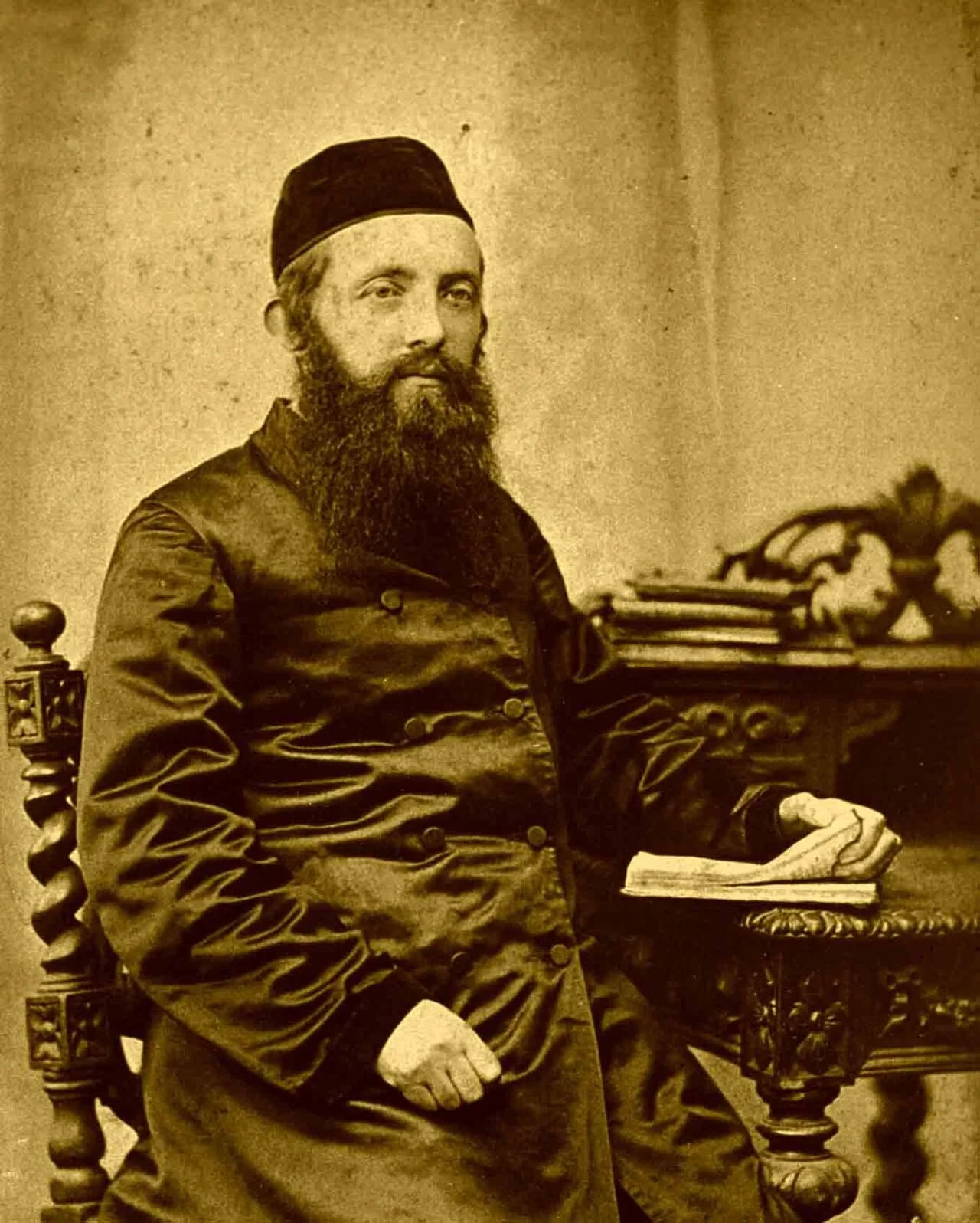 Porträt von Nachum Ash (1858–1936) – Gedenkseite